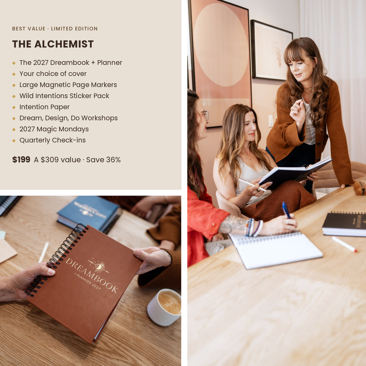 2027 Dreambook + Planner Bundle: The Alchemist