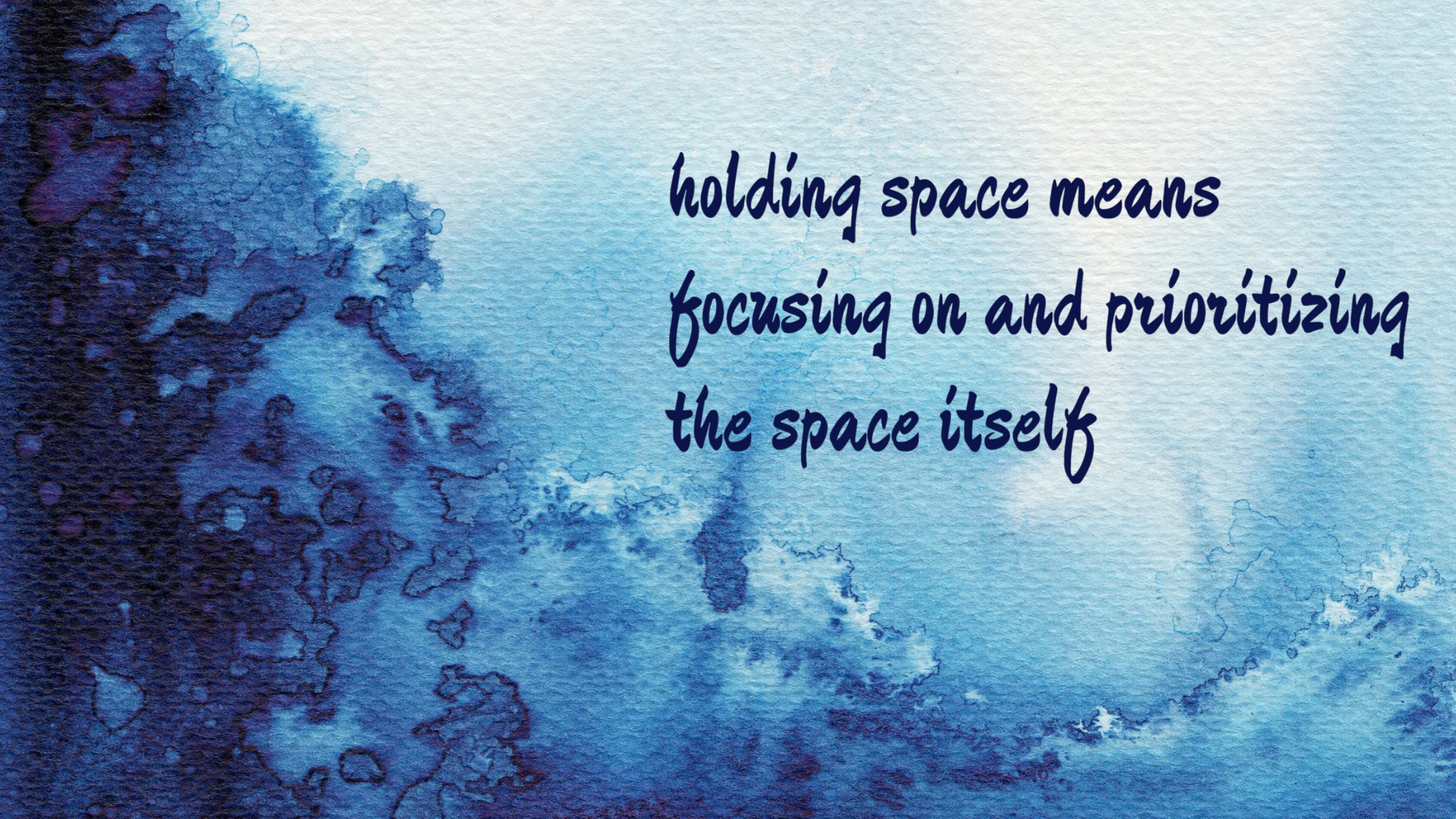 Holding Space for the Magic
