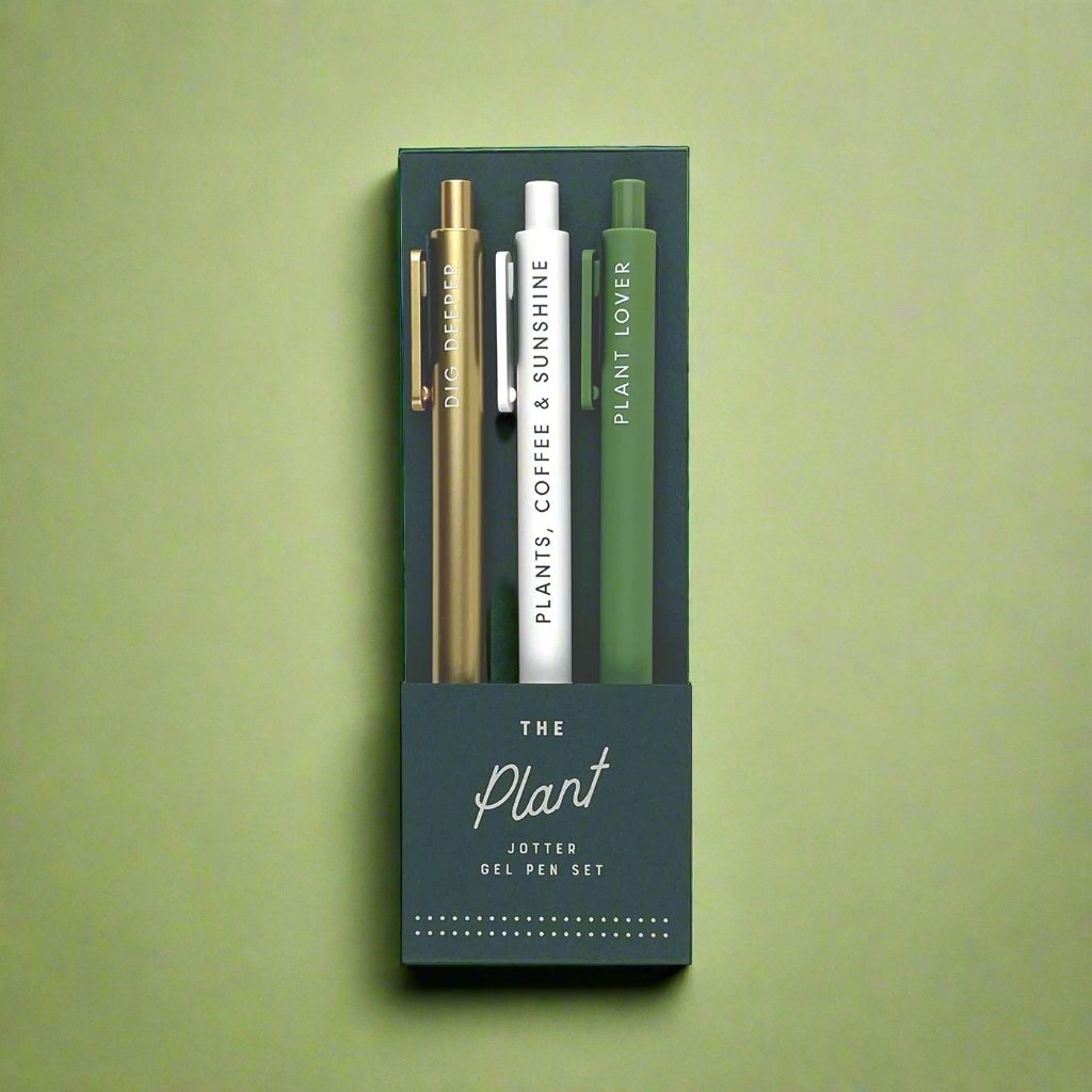 Plant Jotter Gel Pen: Set of 3