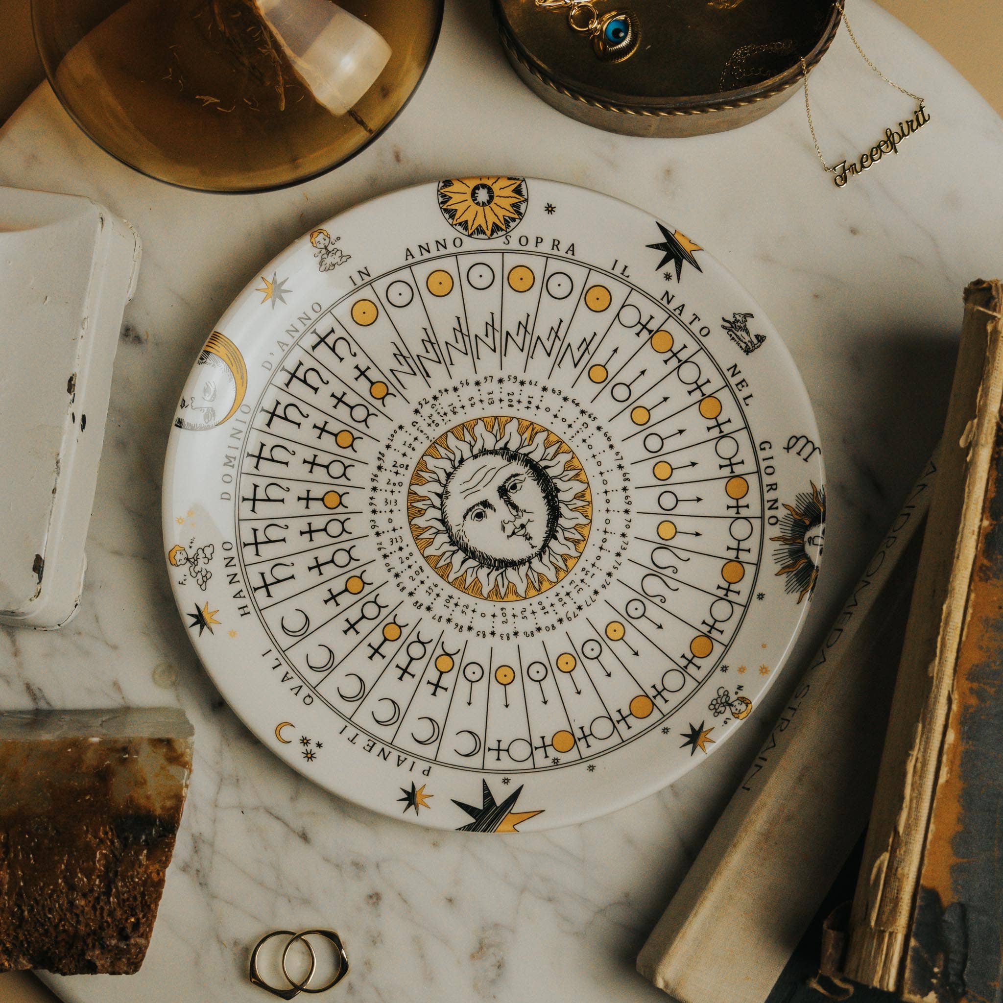 Solar Oracle Ceramic Plate