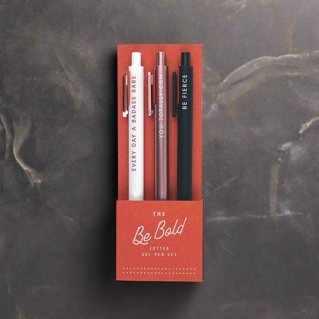 Be Bold Jotter Gel Pen: Set of 3