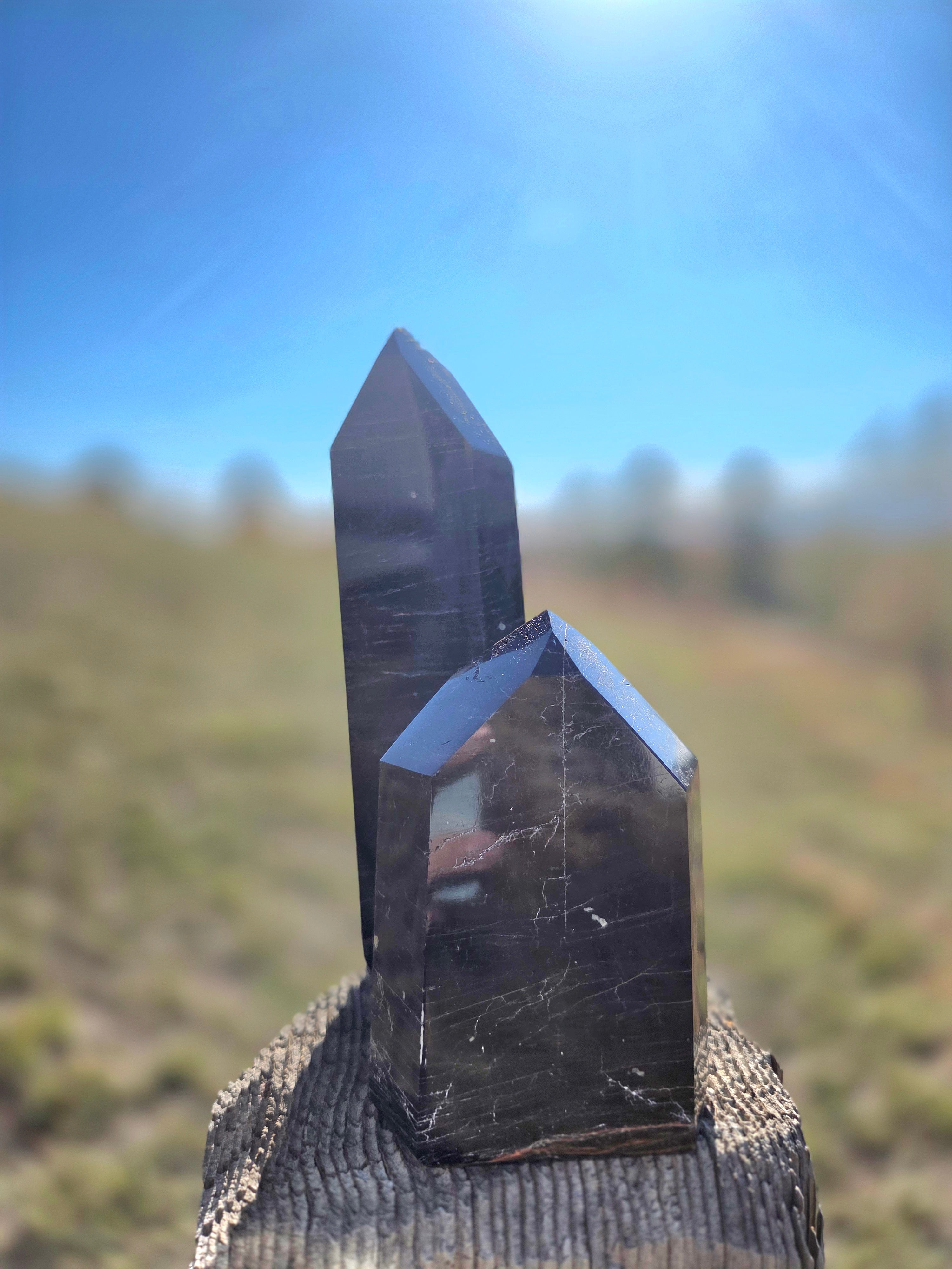 Black Tourmaline Towers - B size