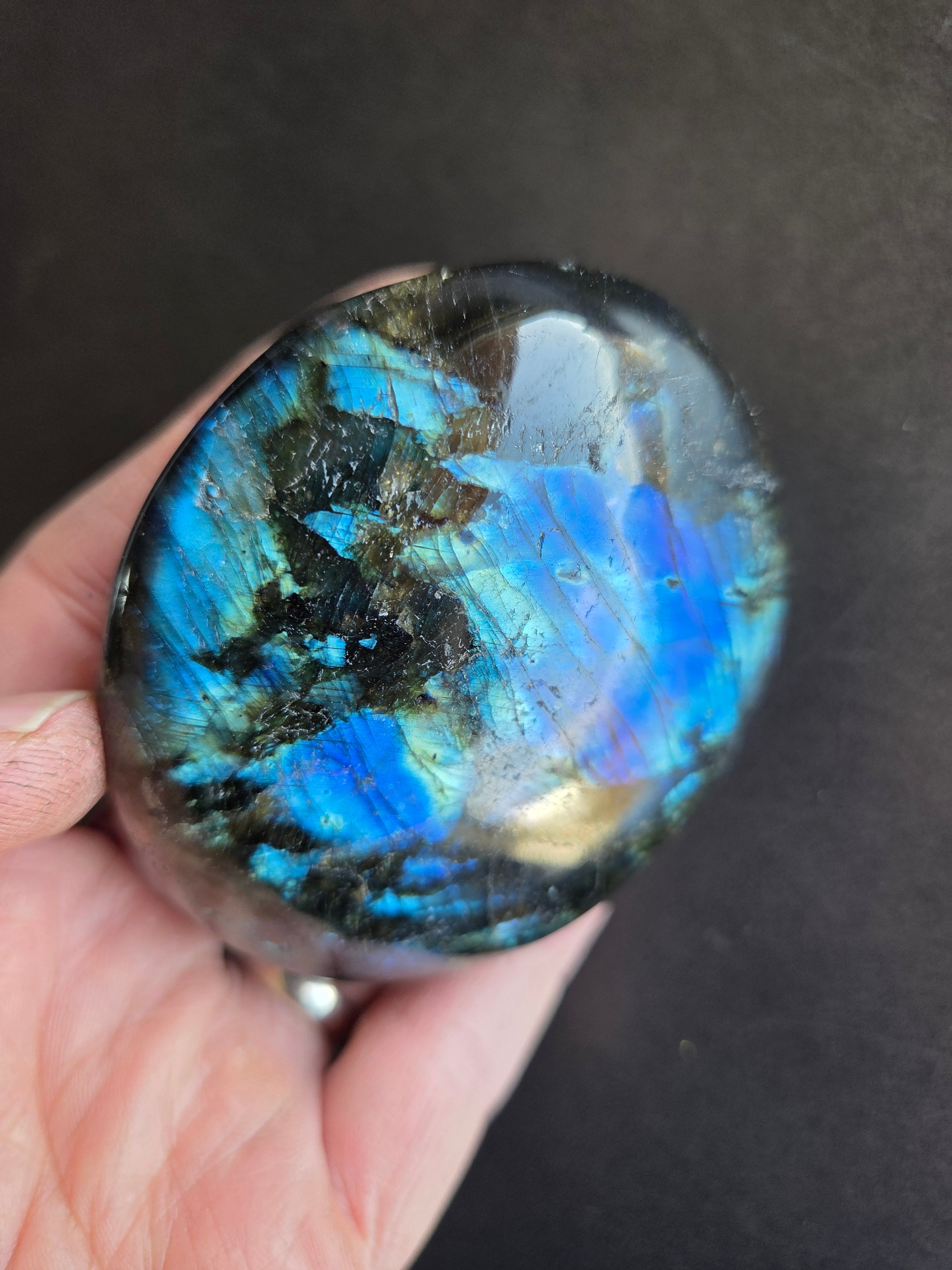 Labradorite Palm Stones - Large Size