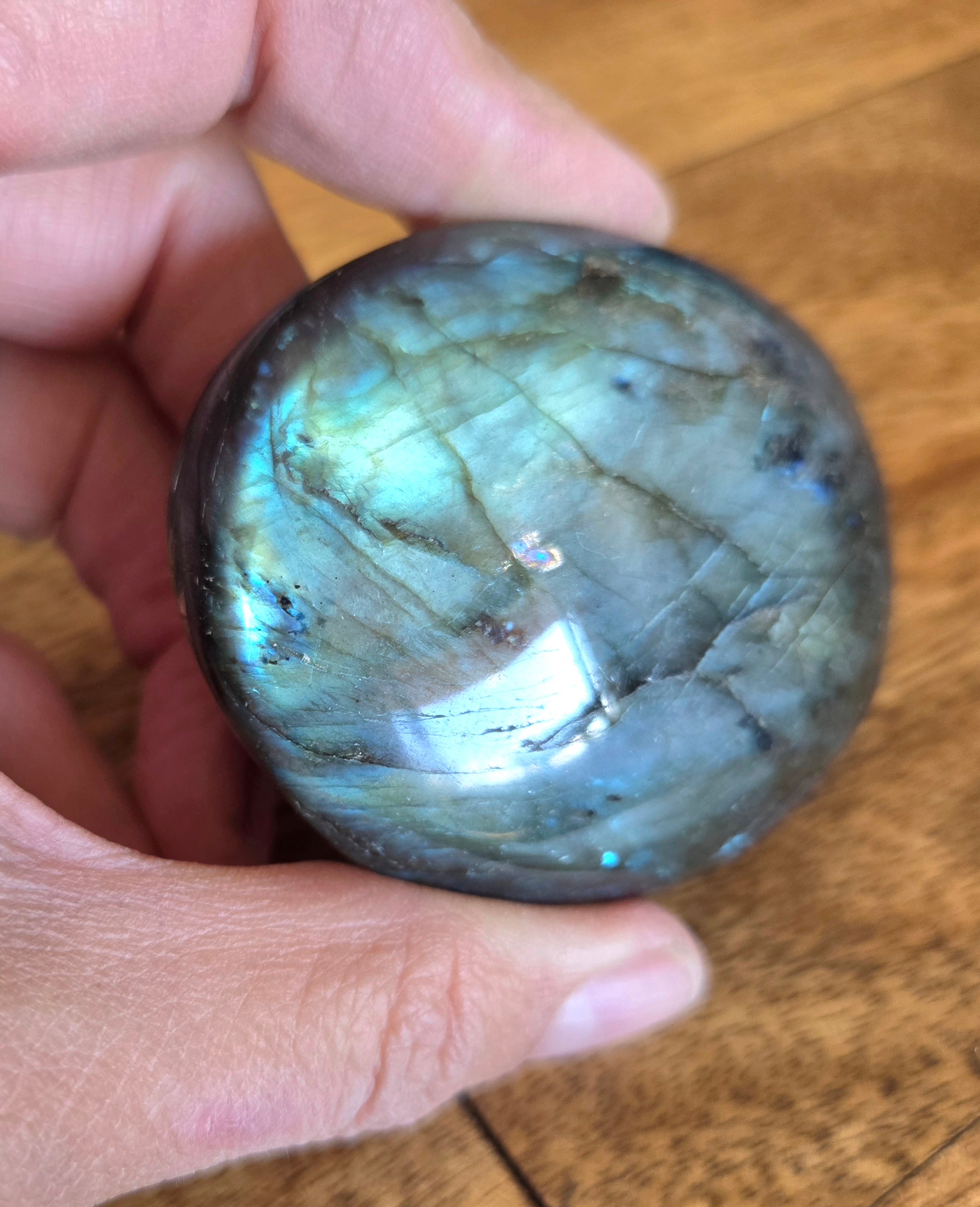 Labradorite Palm Stones - Large Size