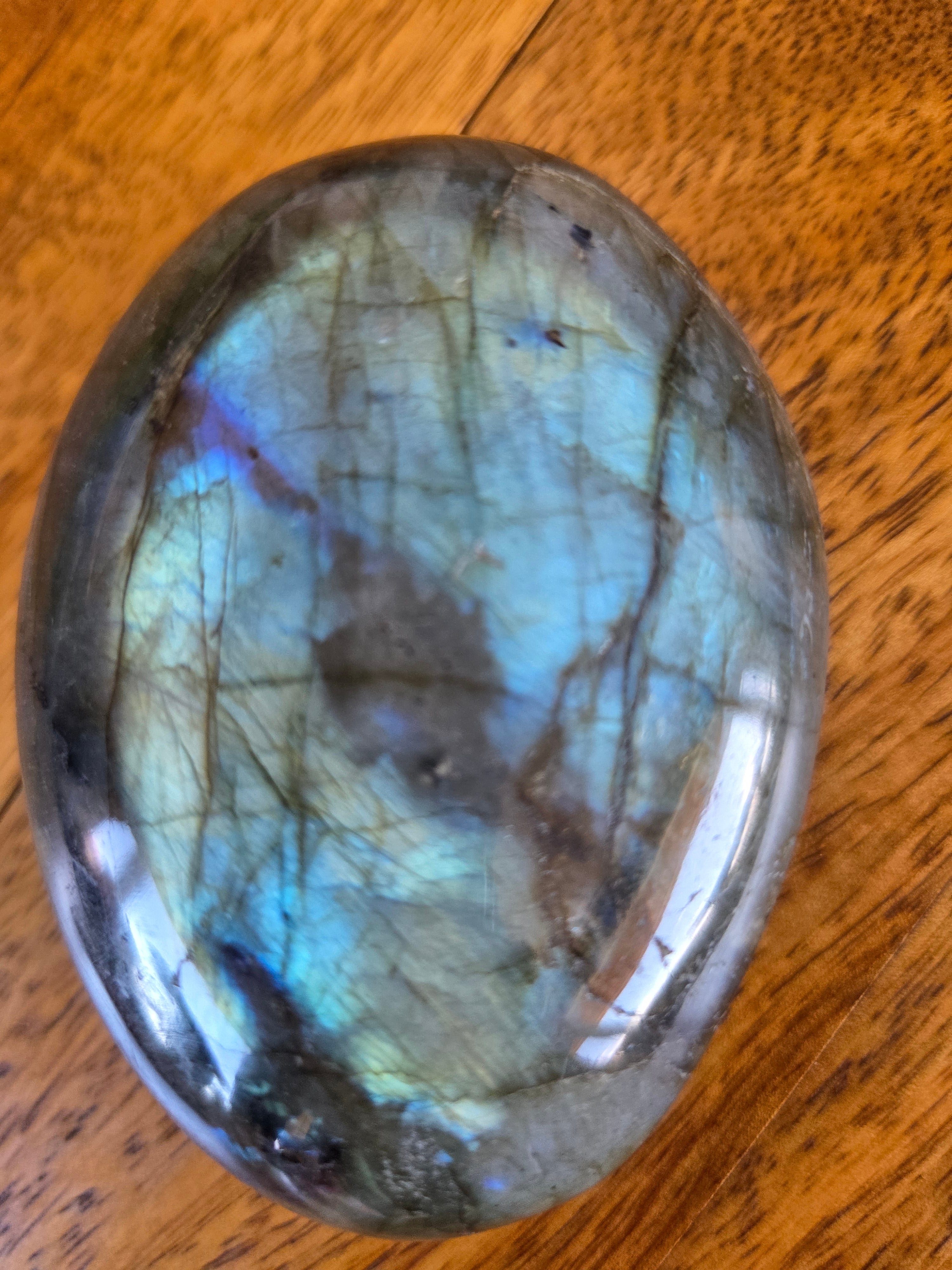 Labradorite Palm Stones - Large Size