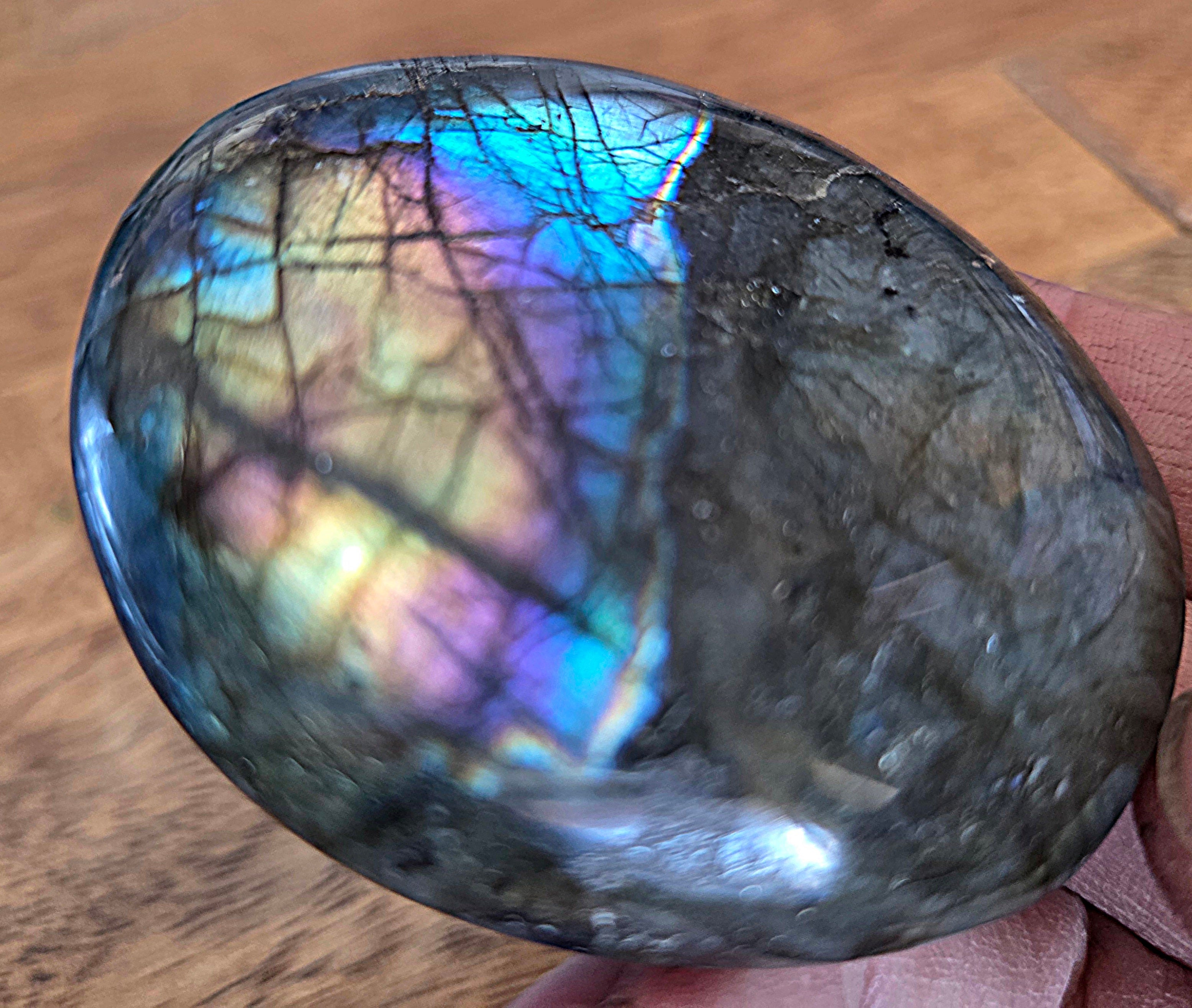 Labradorite Palm Stones - Smaller size