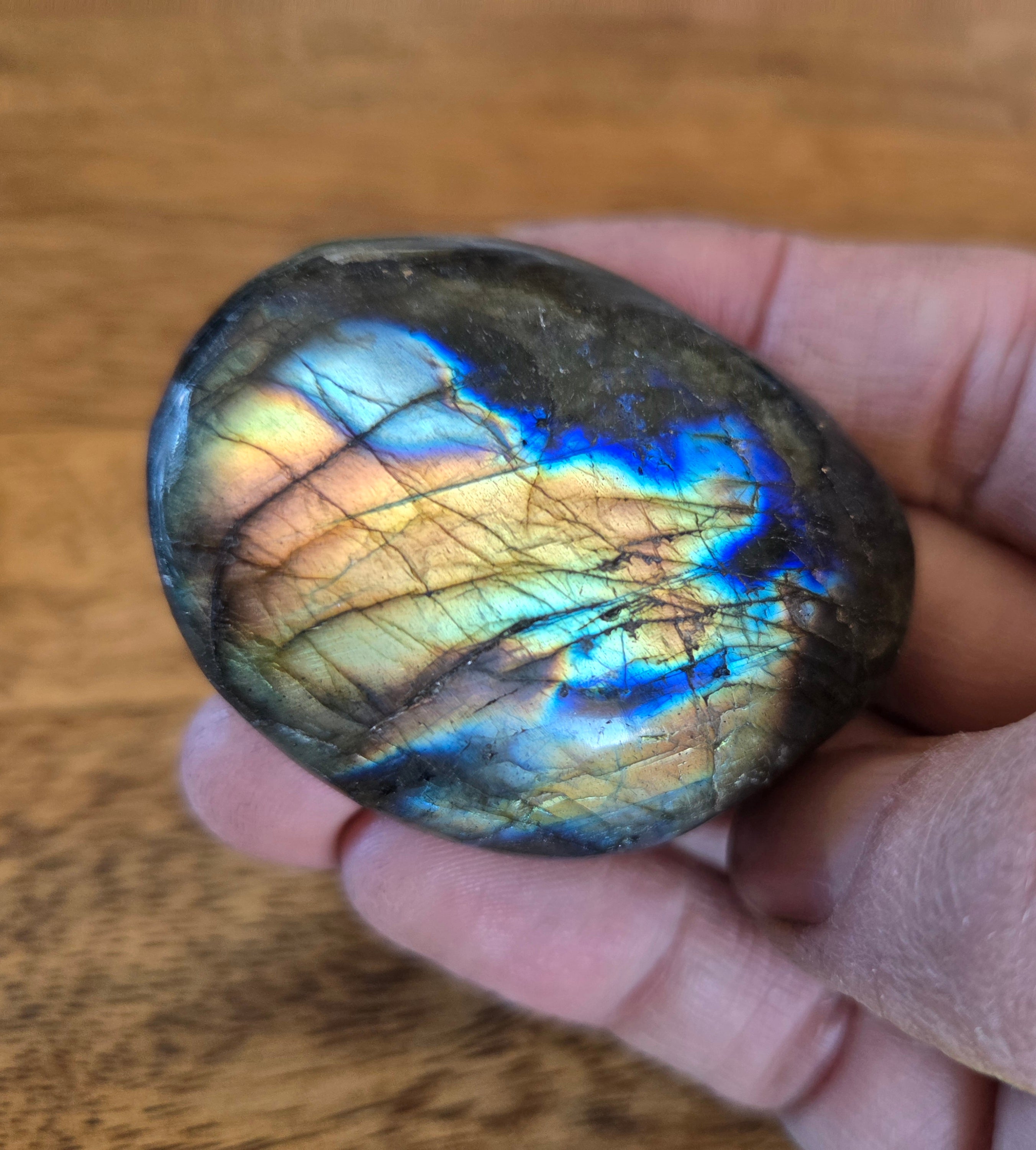 Labradorite Palm Stones - Smaller size
