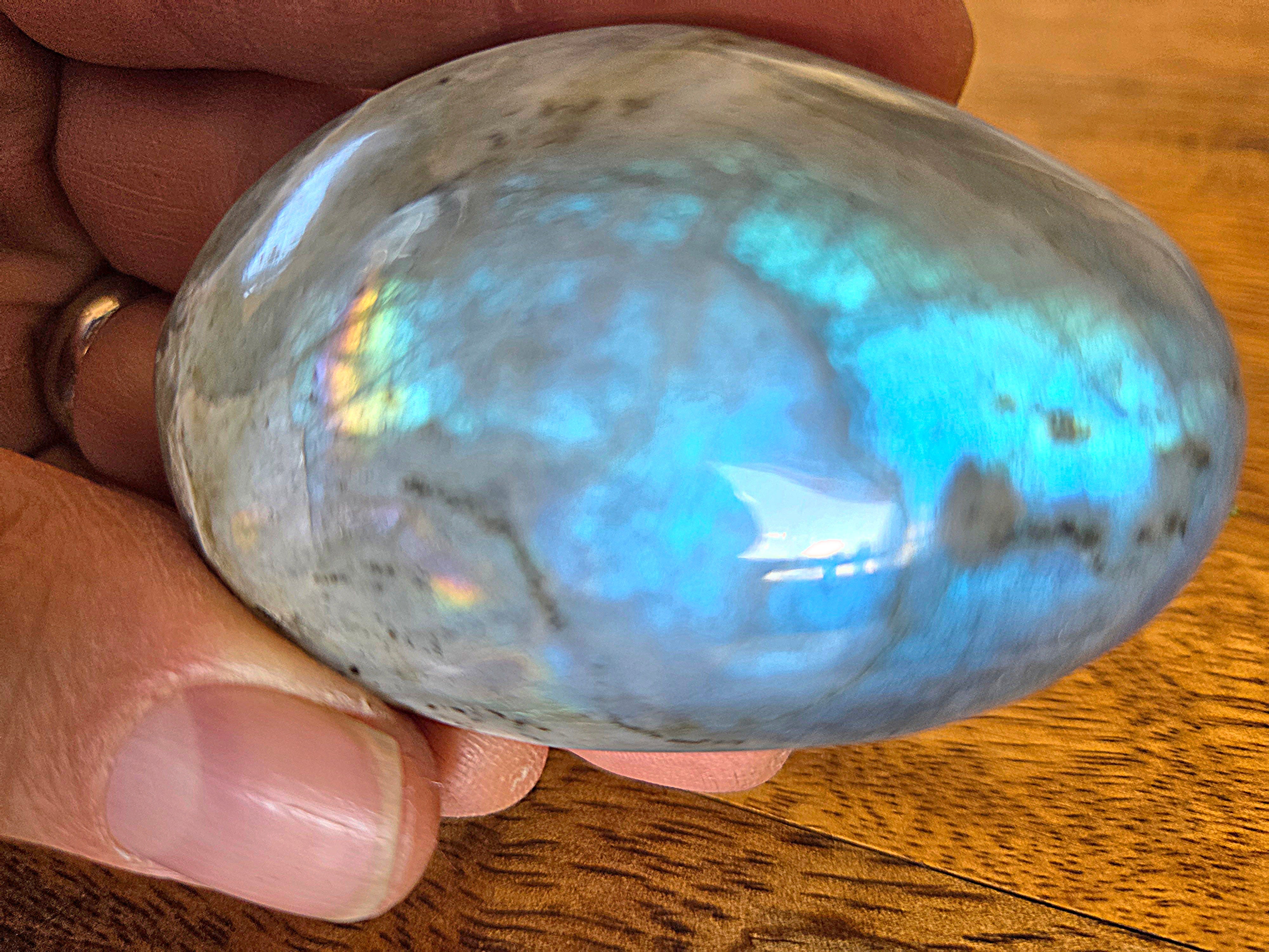 Labradorite Palm Stones - Smaller size