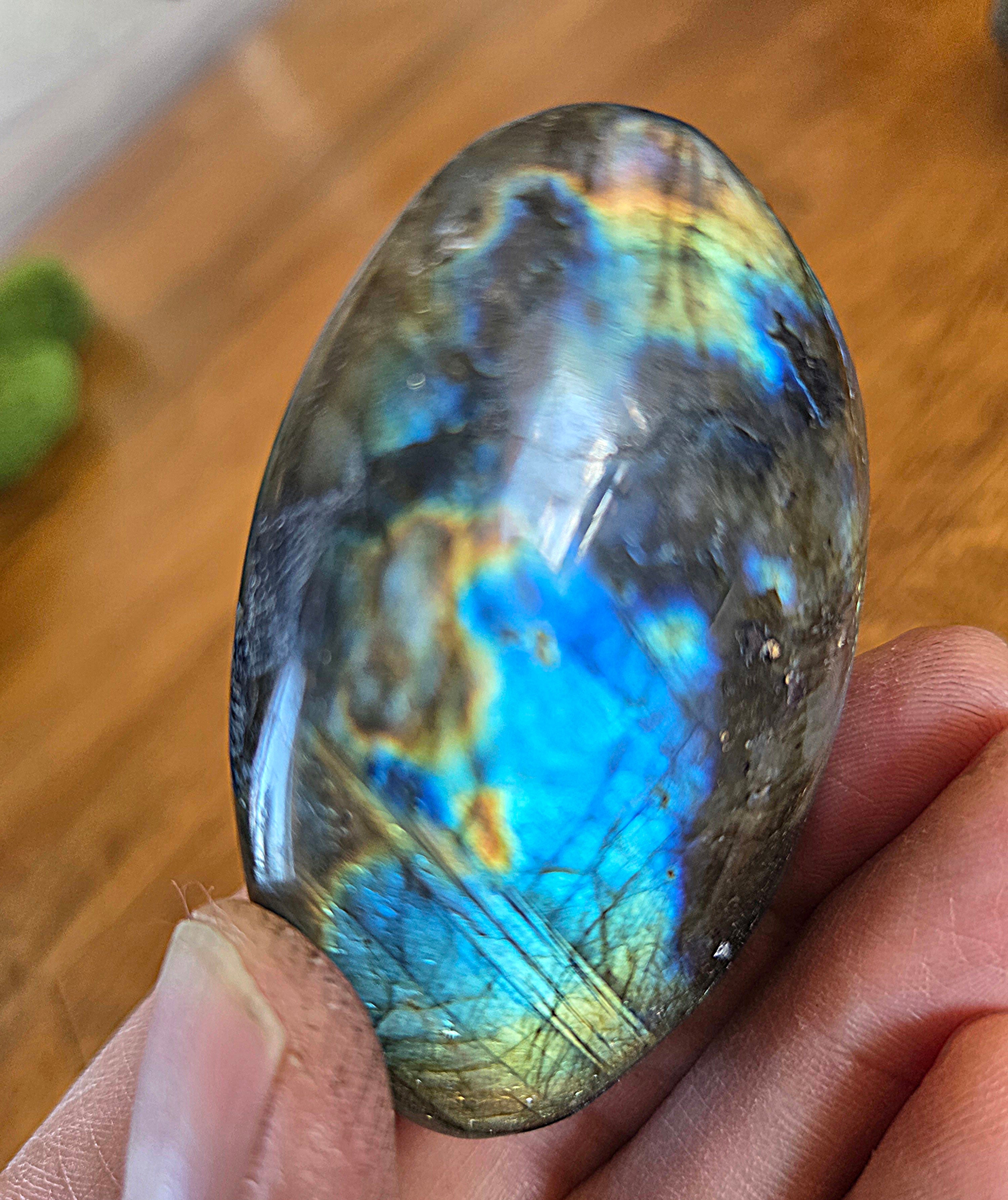 Labradorite Palm Stones - Smaller size