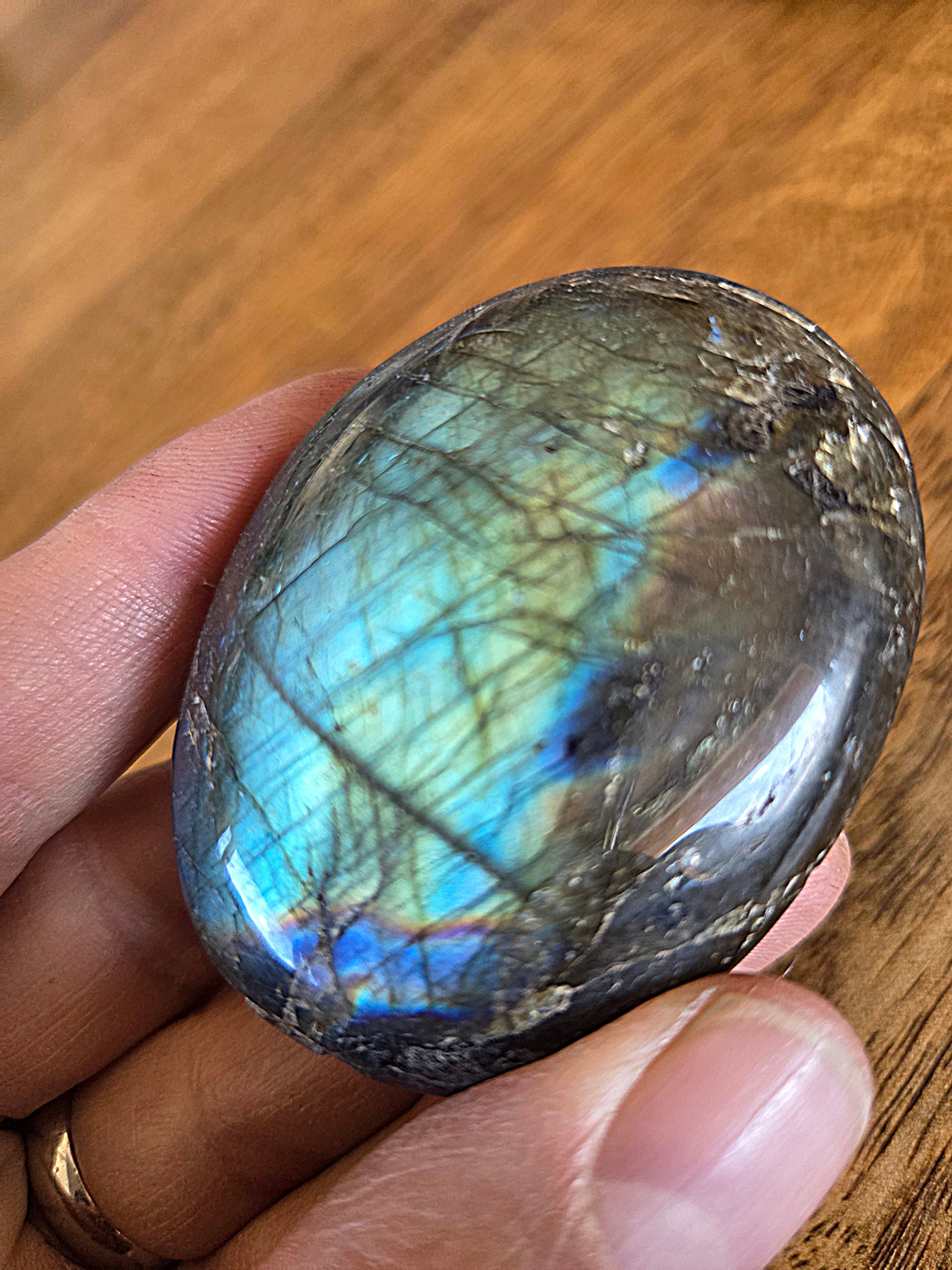 Labradorite Palm Stones - Smaller size