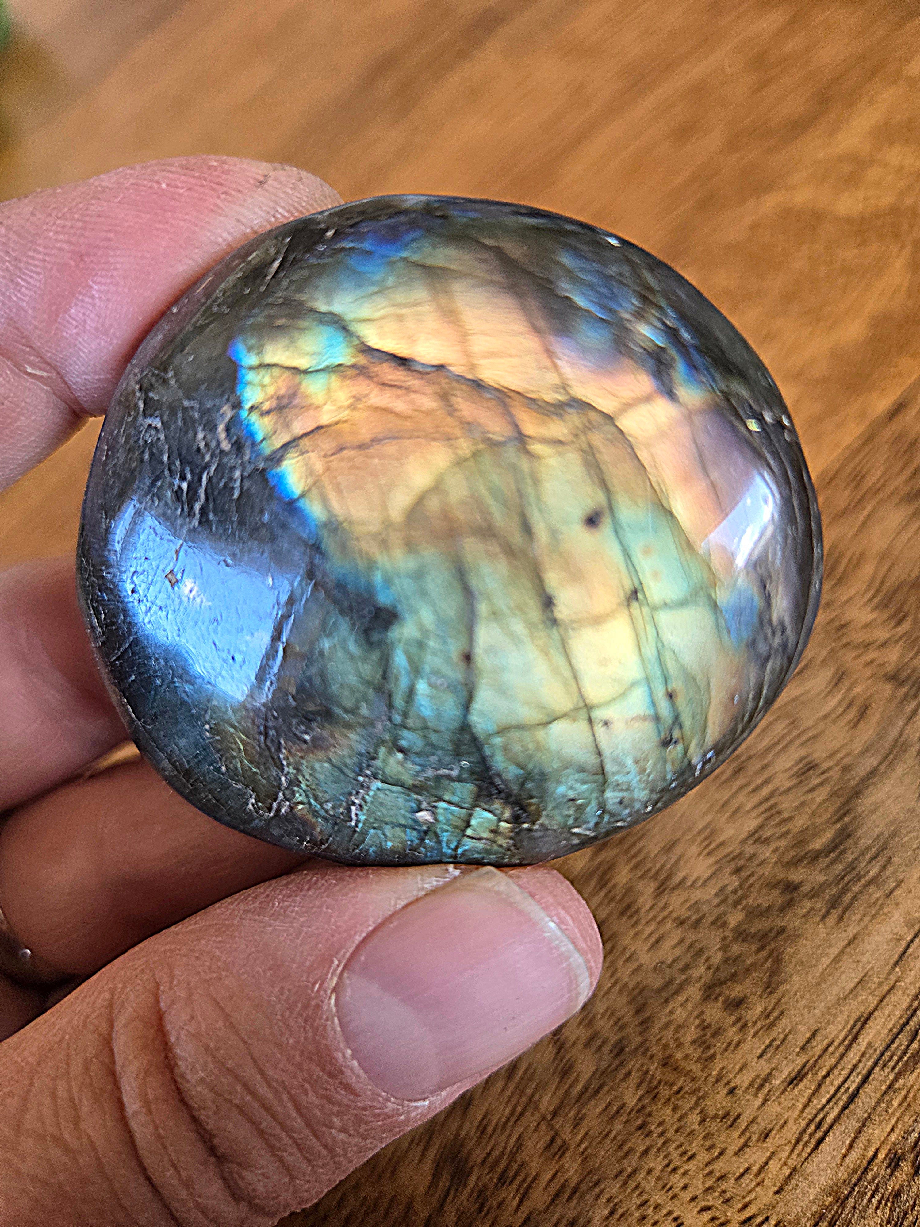 Labradorite Palm Stones - Smaller size