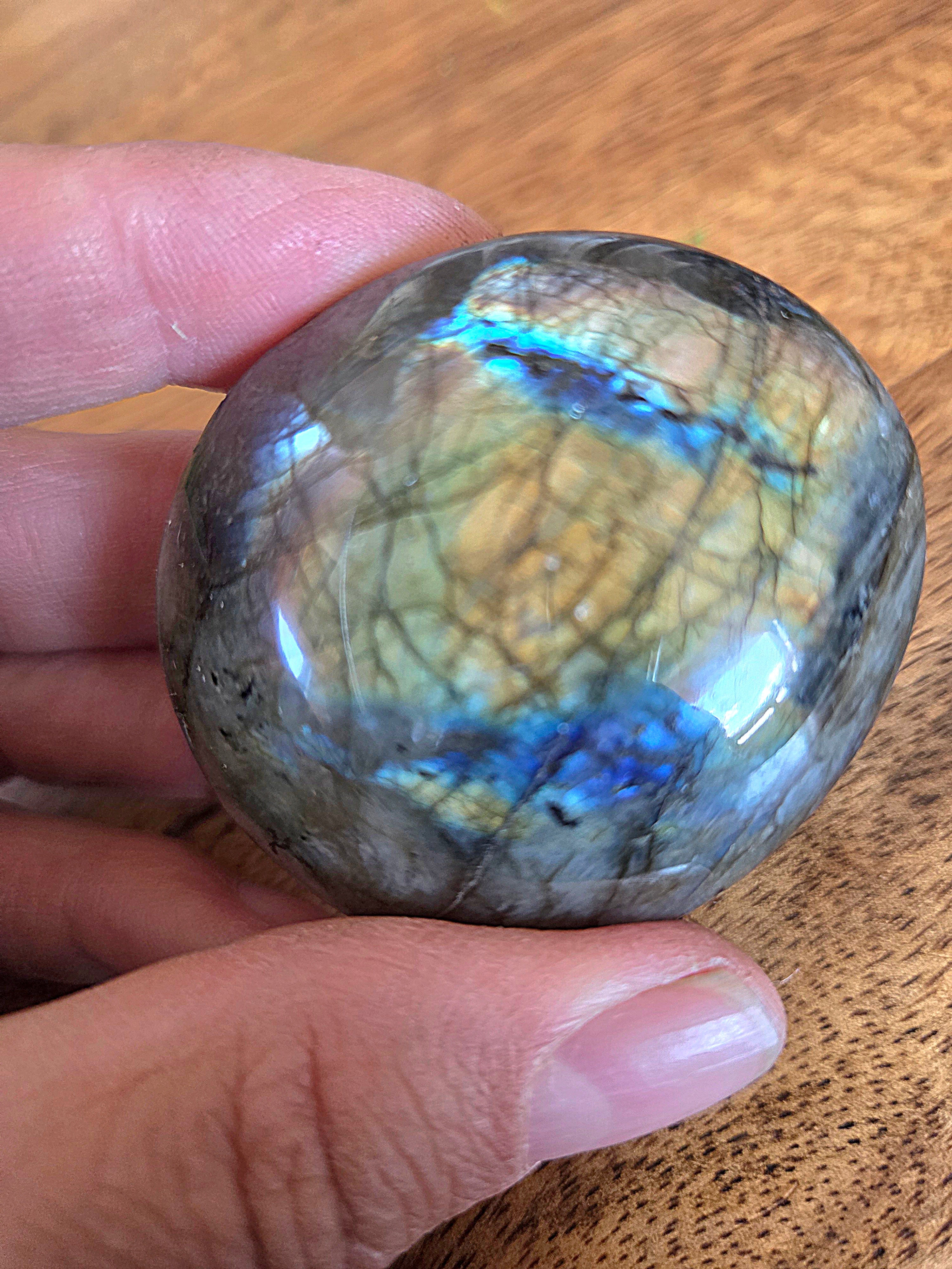Labradorite Palm Stones - Smaller size
