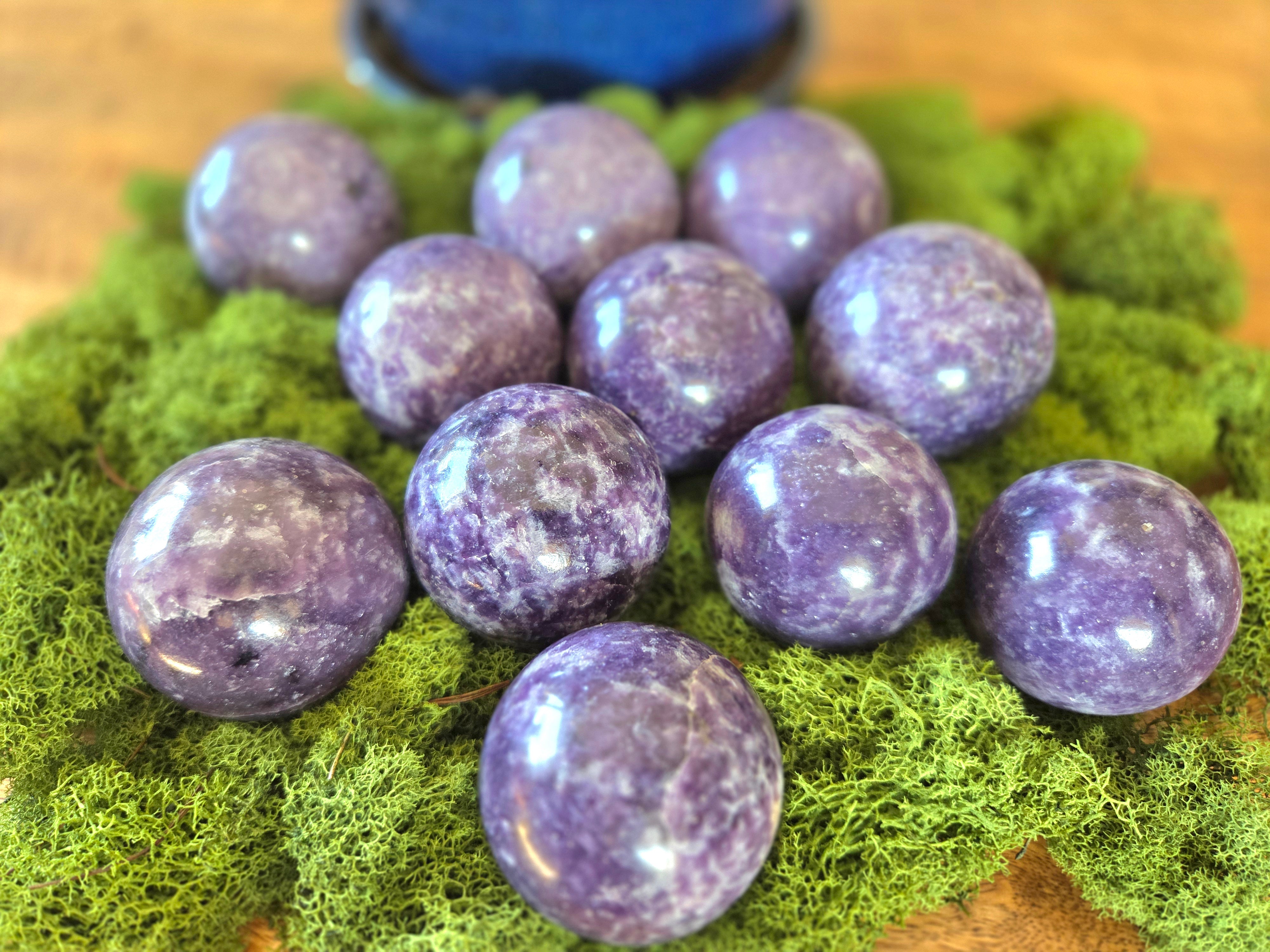 Lepidolite Spheres