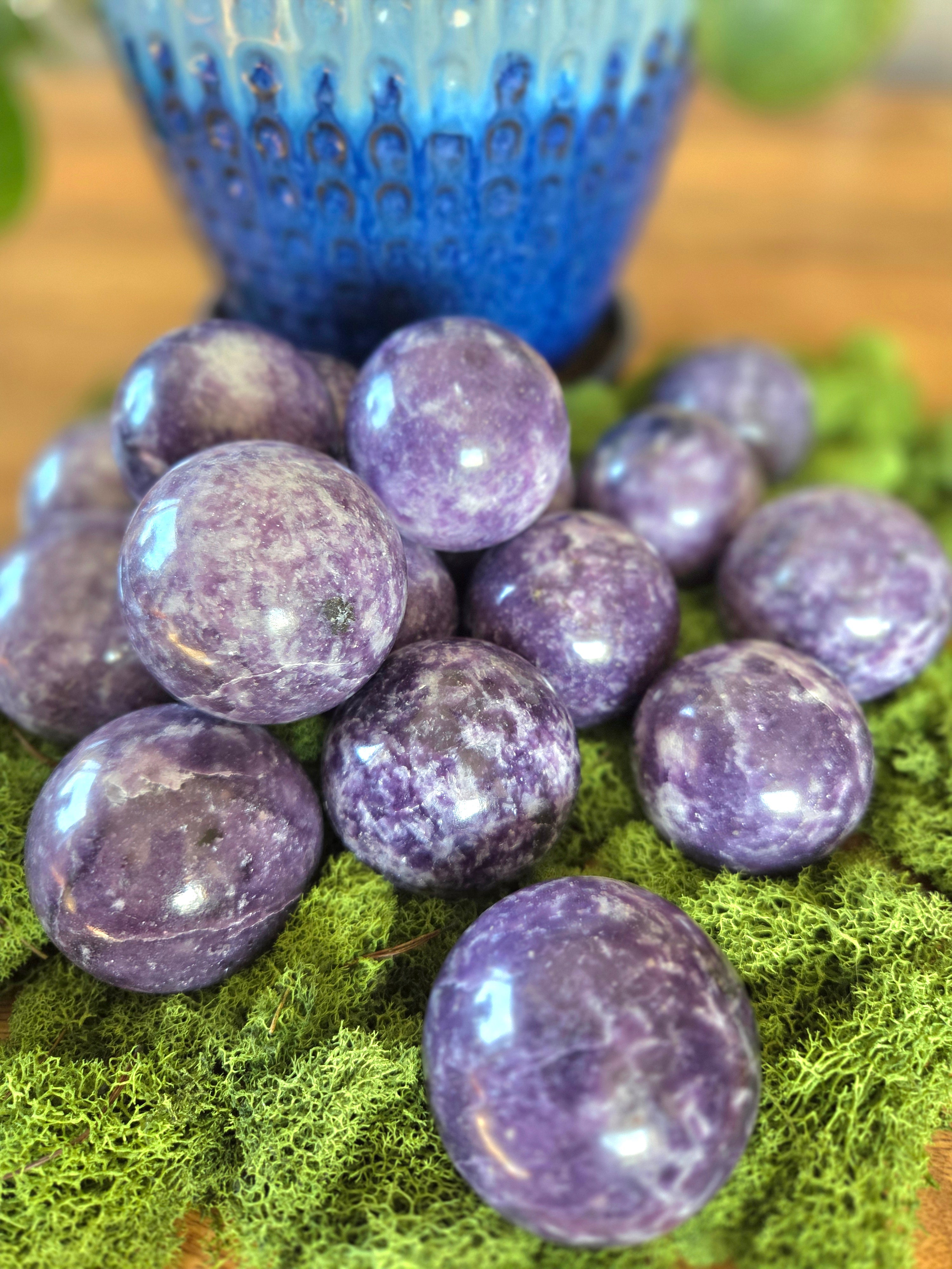 Lepidolite Spheres