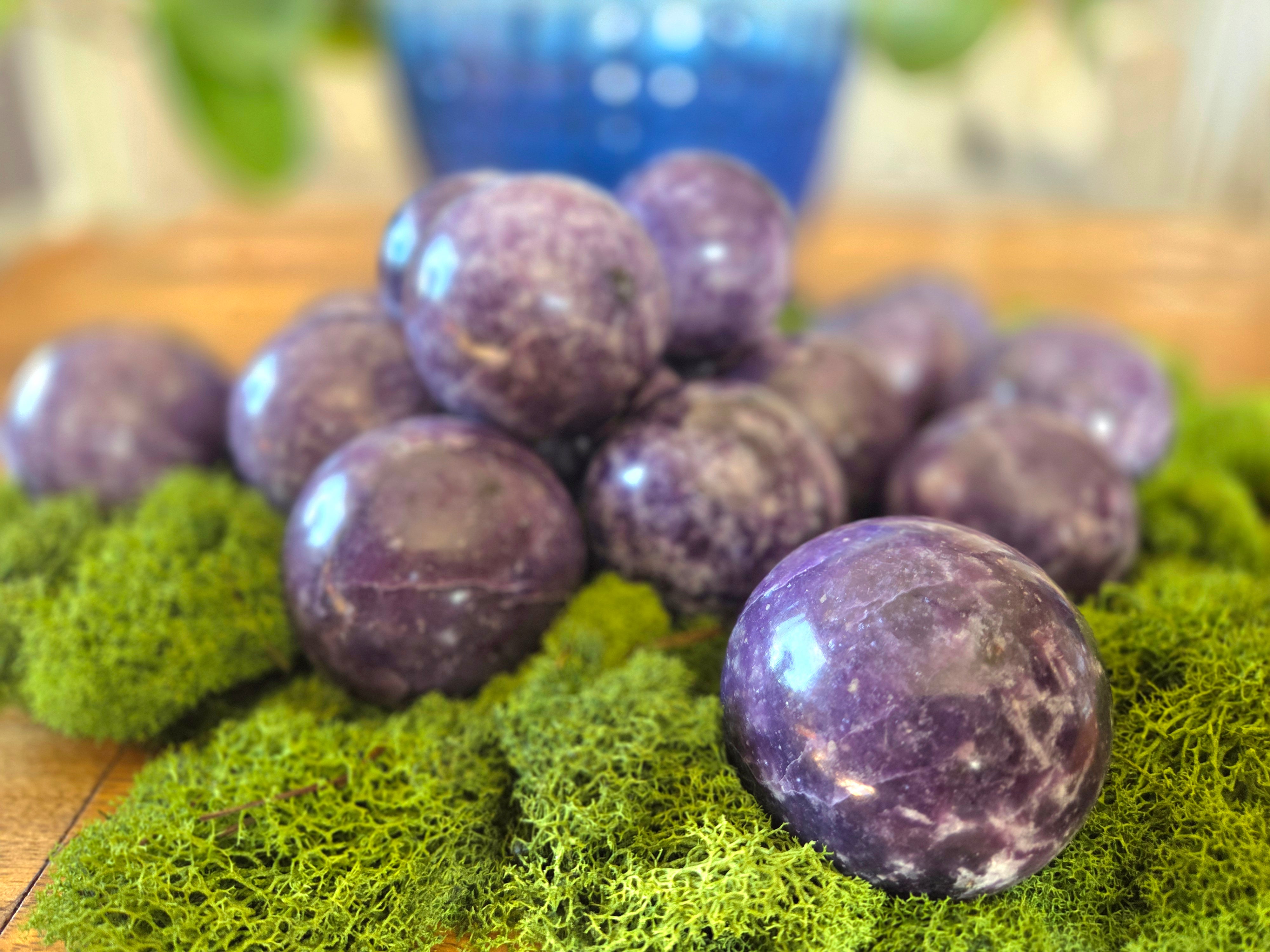 Lepidolite Spheres