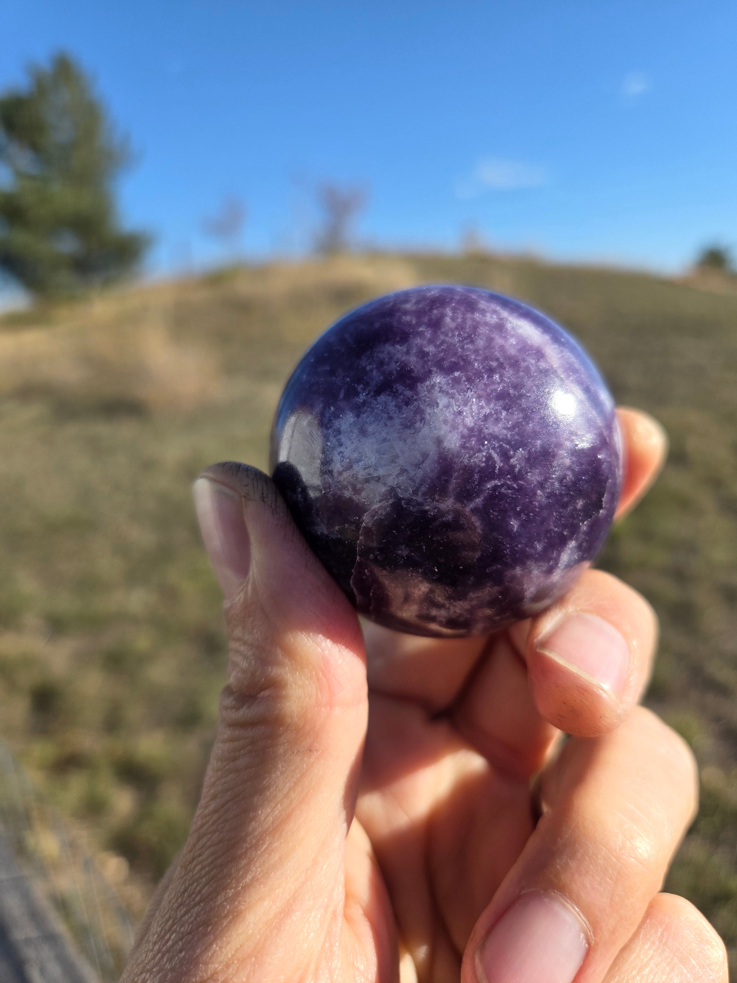 Lepidolite Spheres