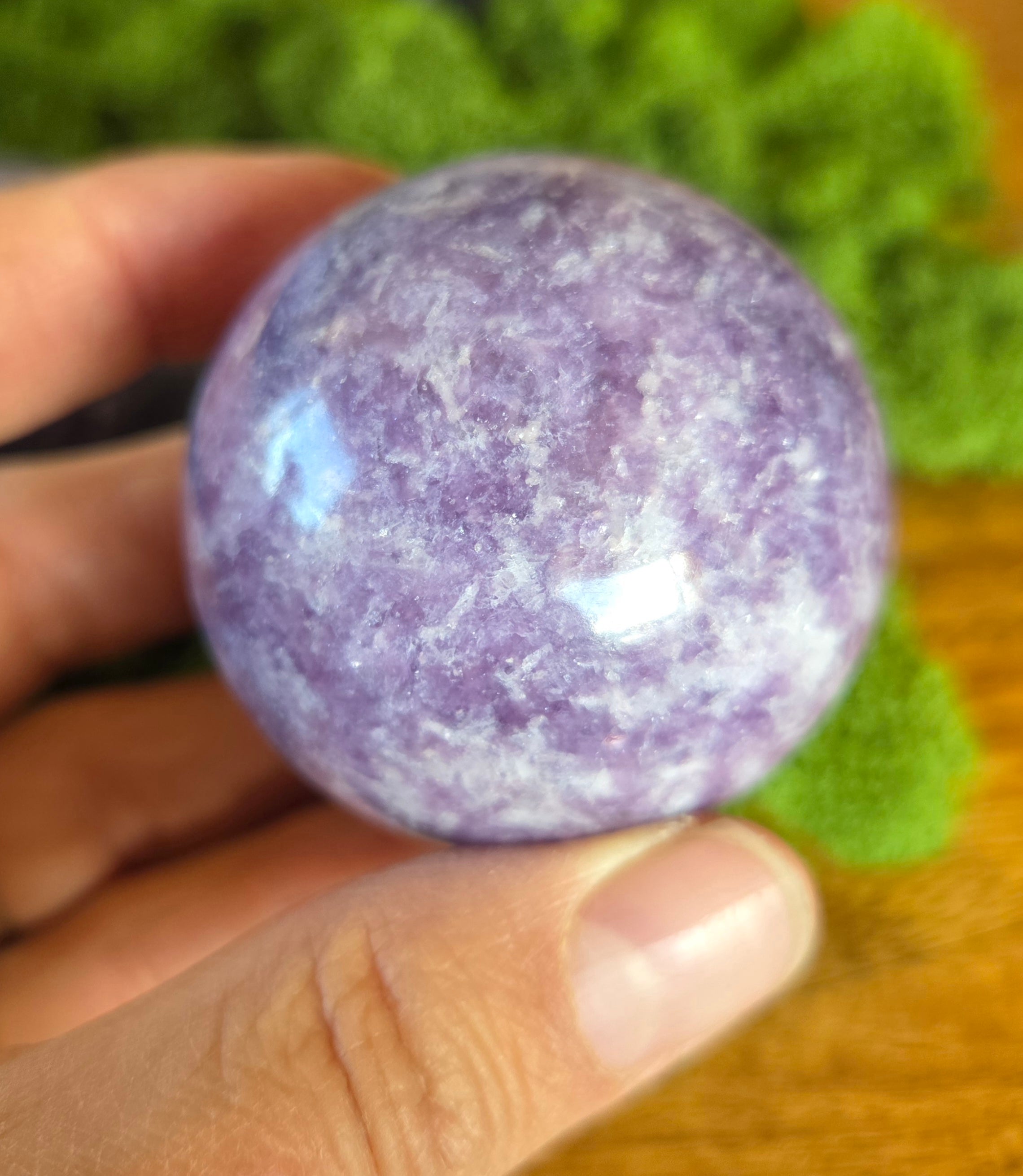 Lepidolite Spheres