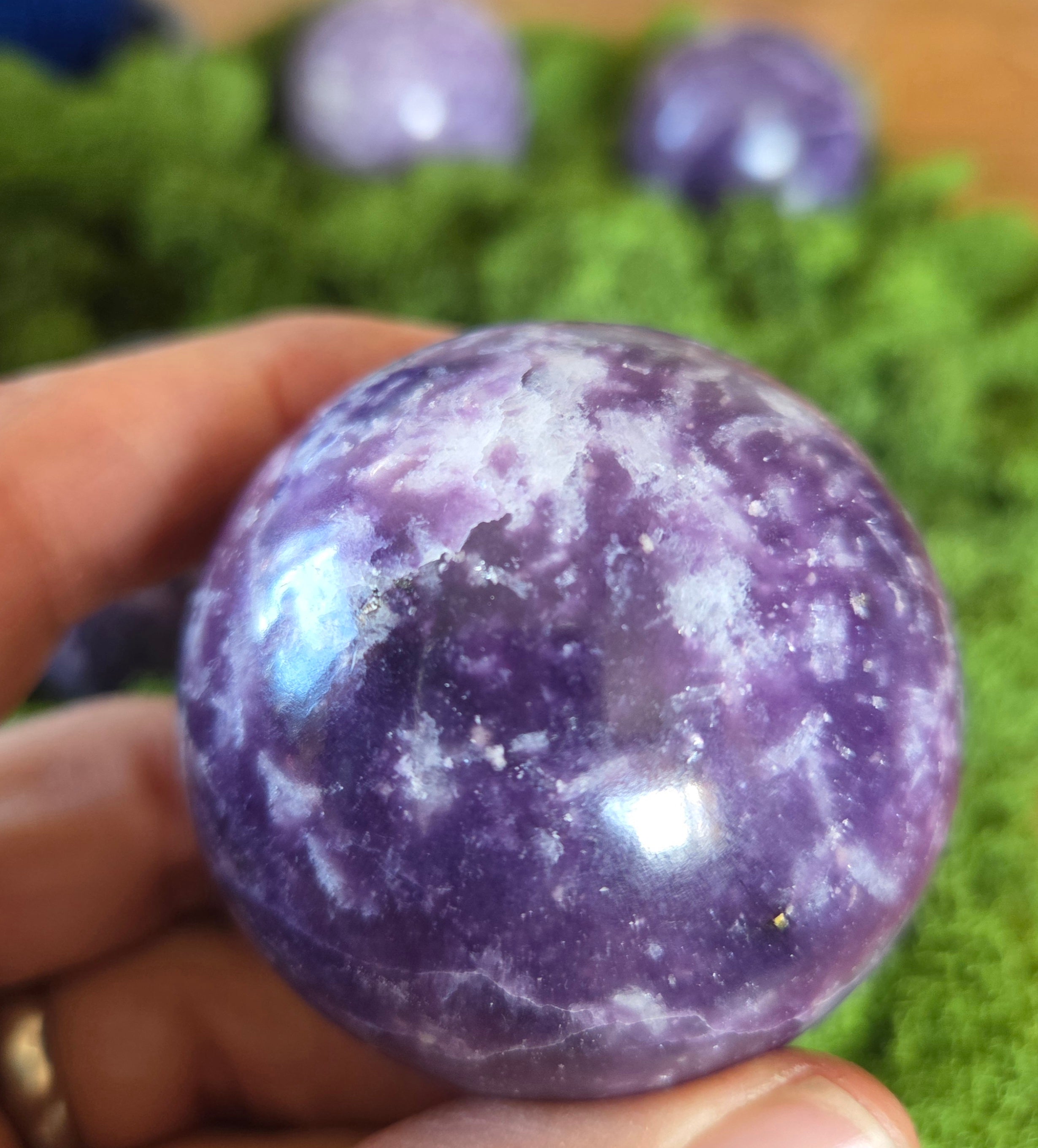 Lepidolite Spheres