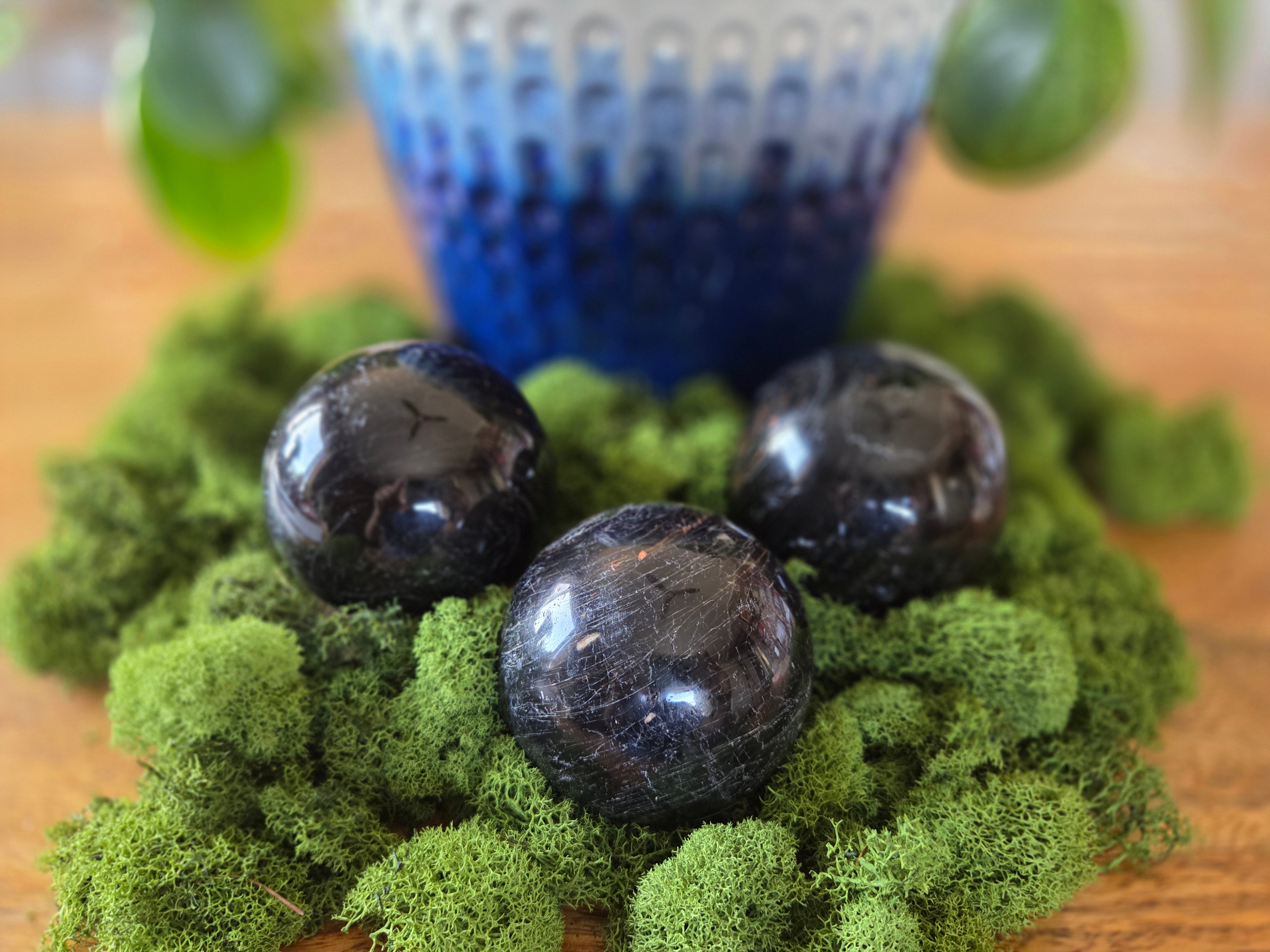 Black Tourmaline Spheres