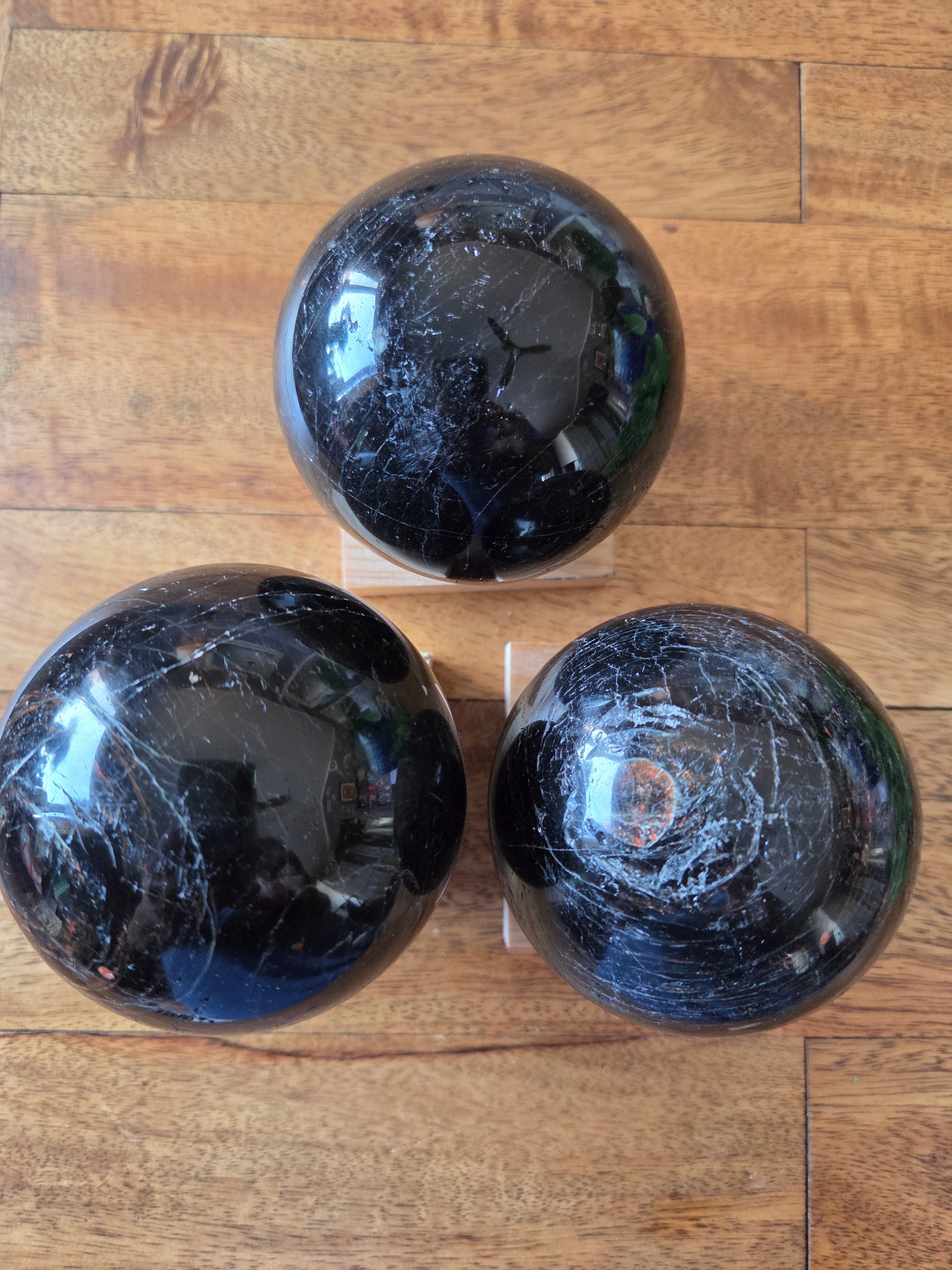 Black Tourmaline Spheres