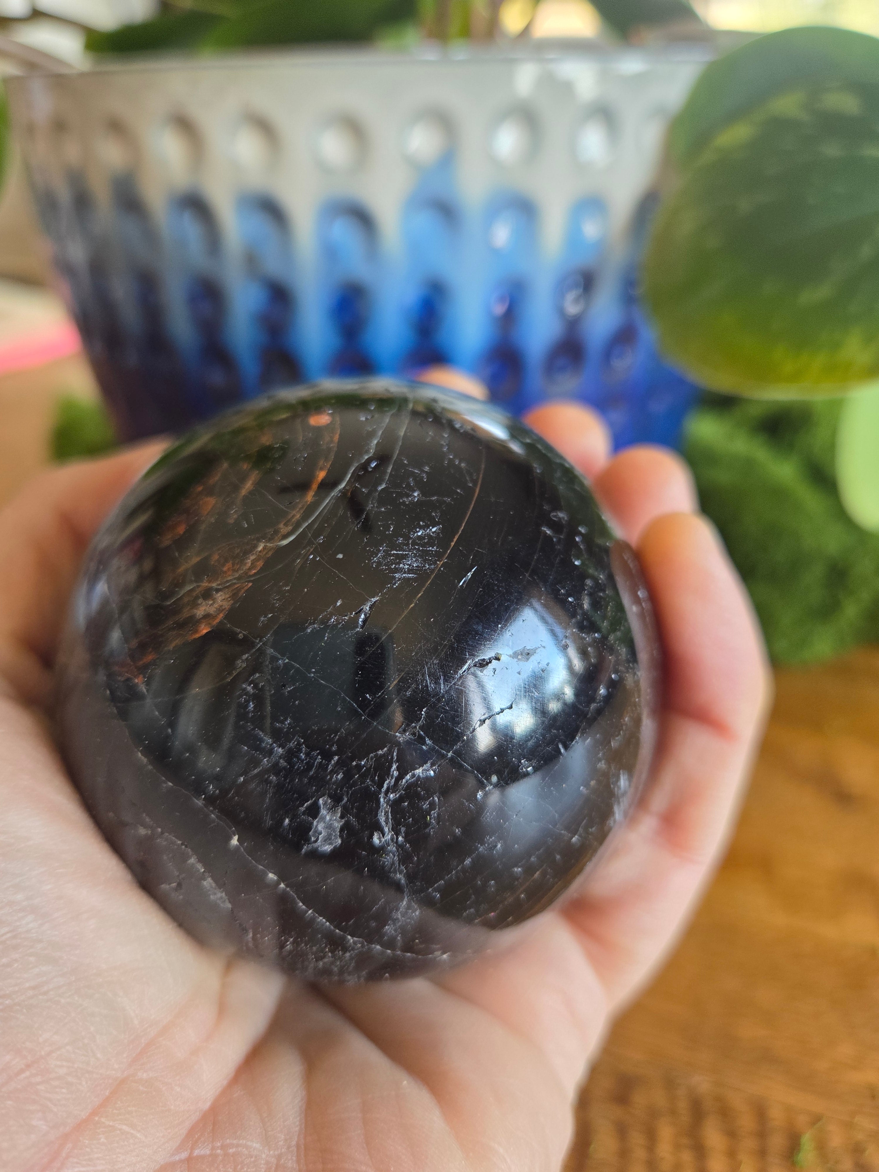 Black Tourmaline Spheres