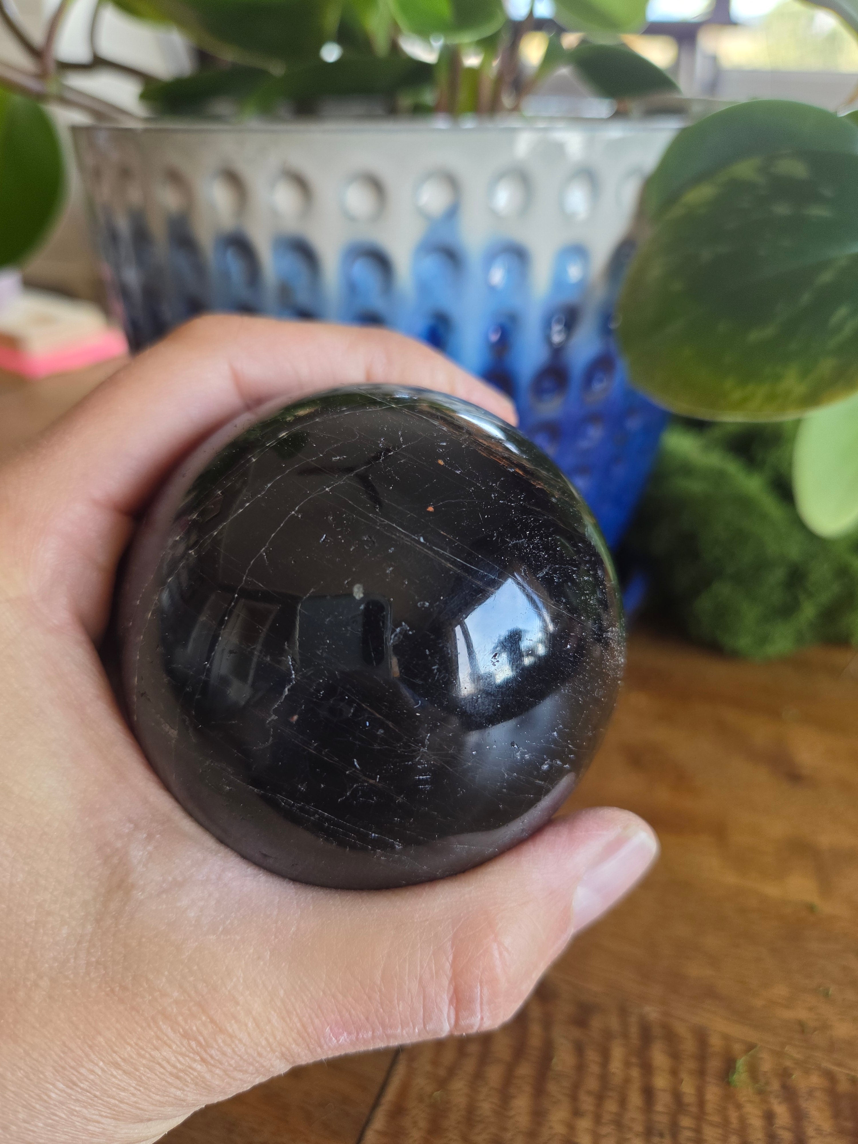 Black Tourmaline Spheres