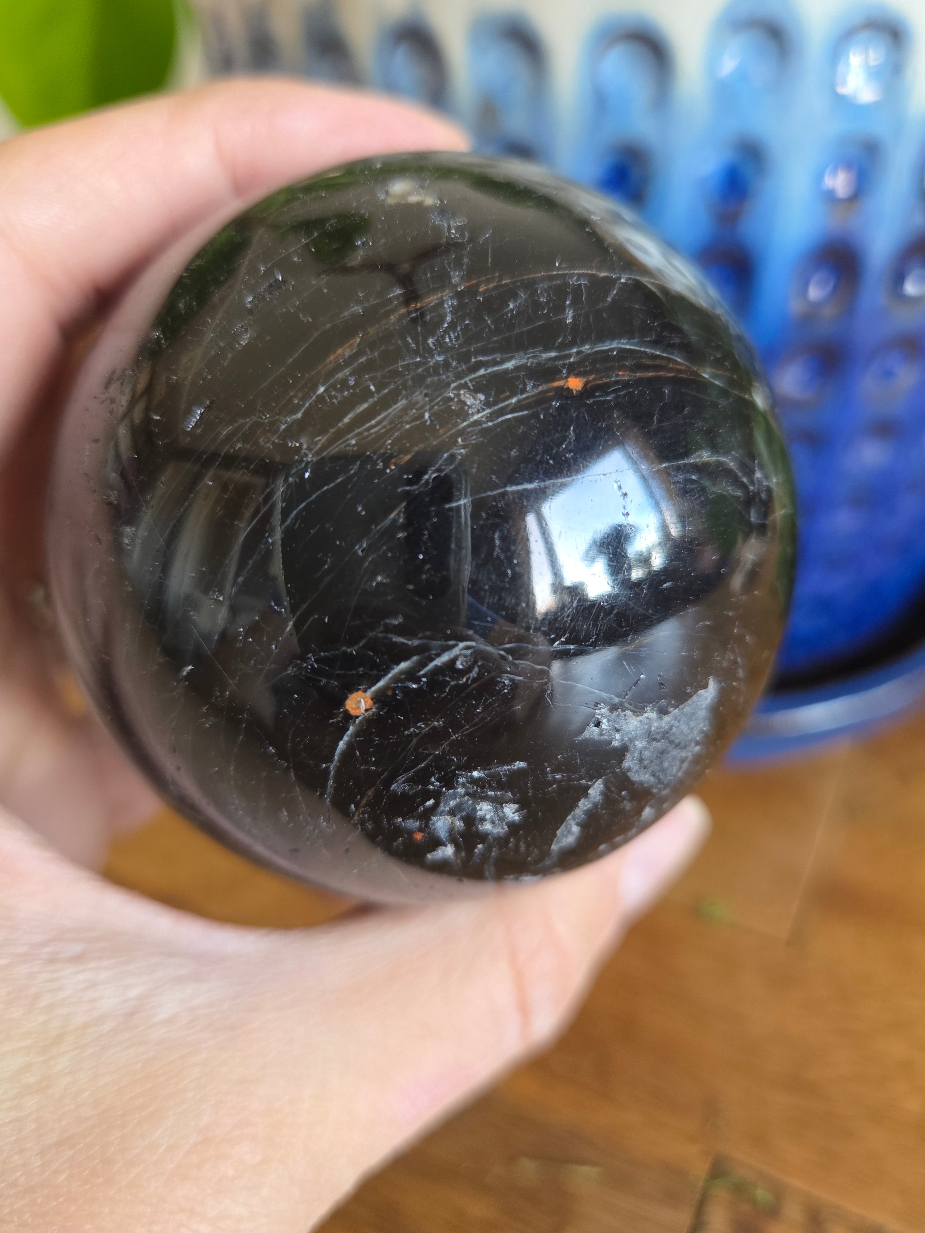 Black Tourmaline Spheres