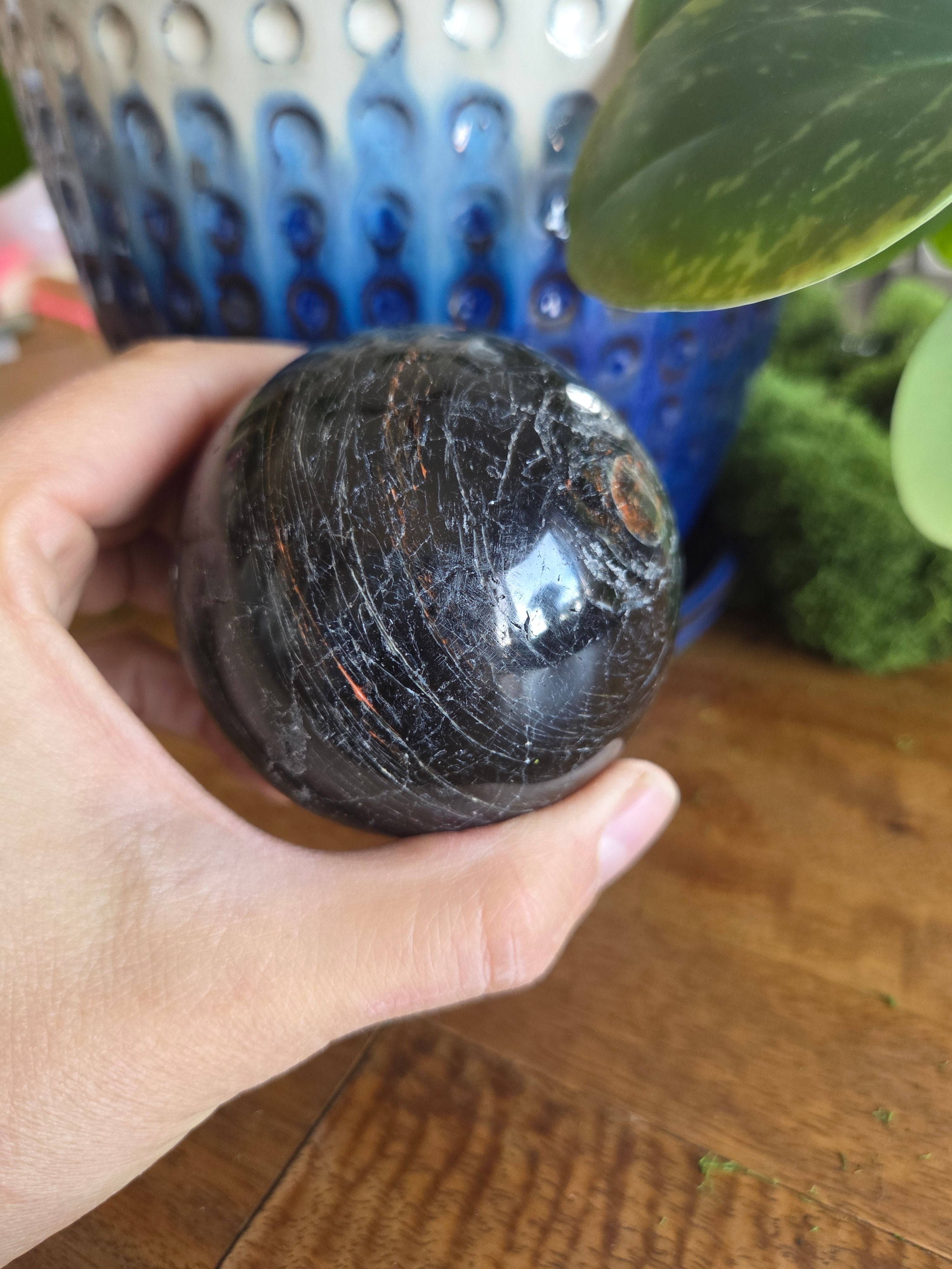 Black Tourmaline Spheres
