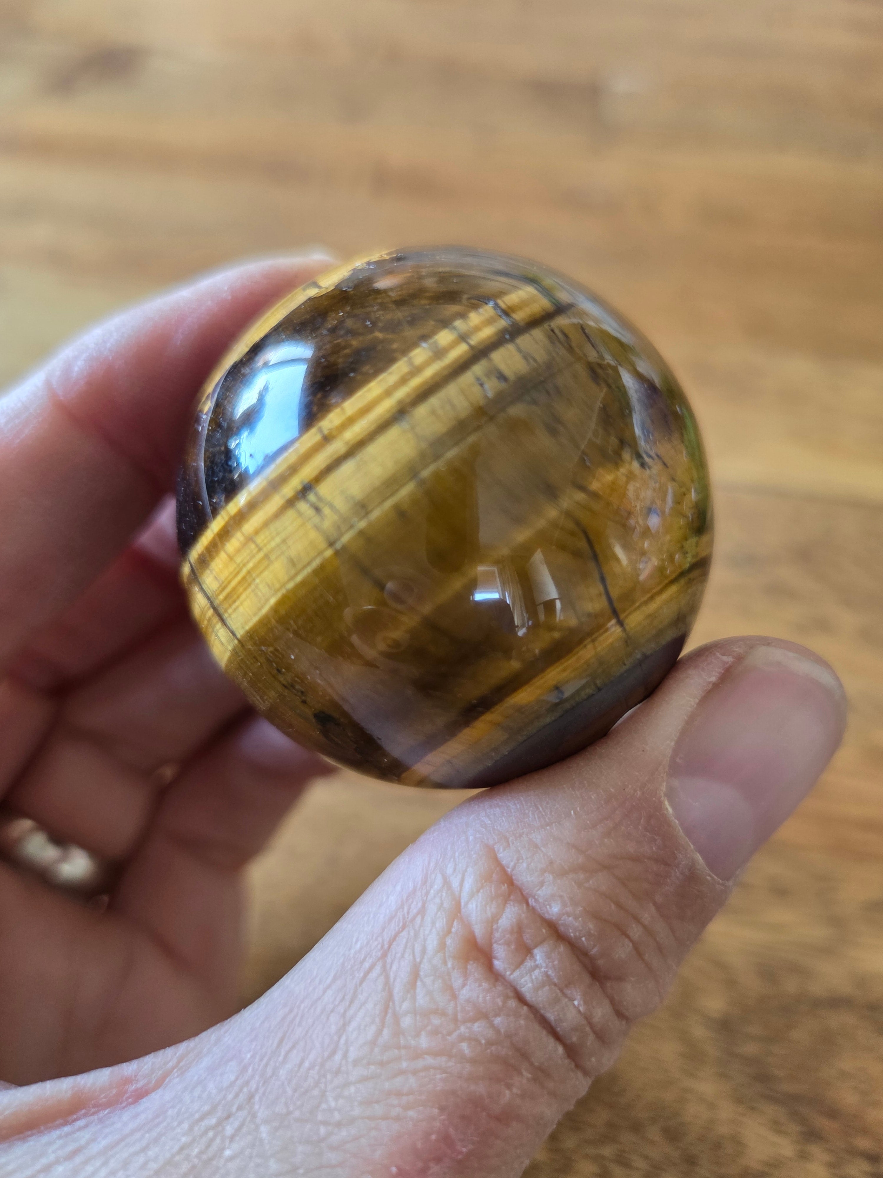 Tiger Eye Sphere
