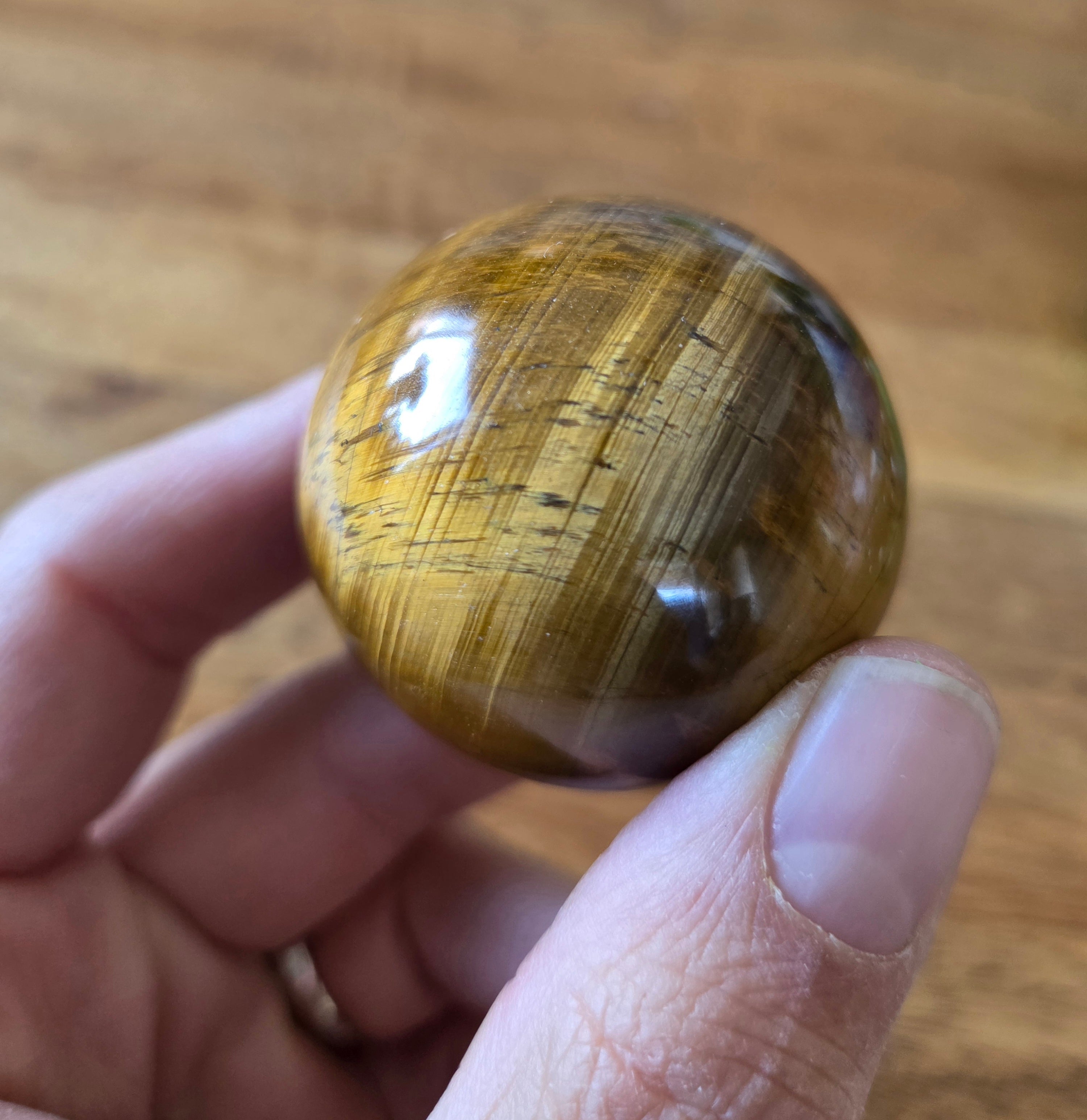 Tiger Eye Sphere