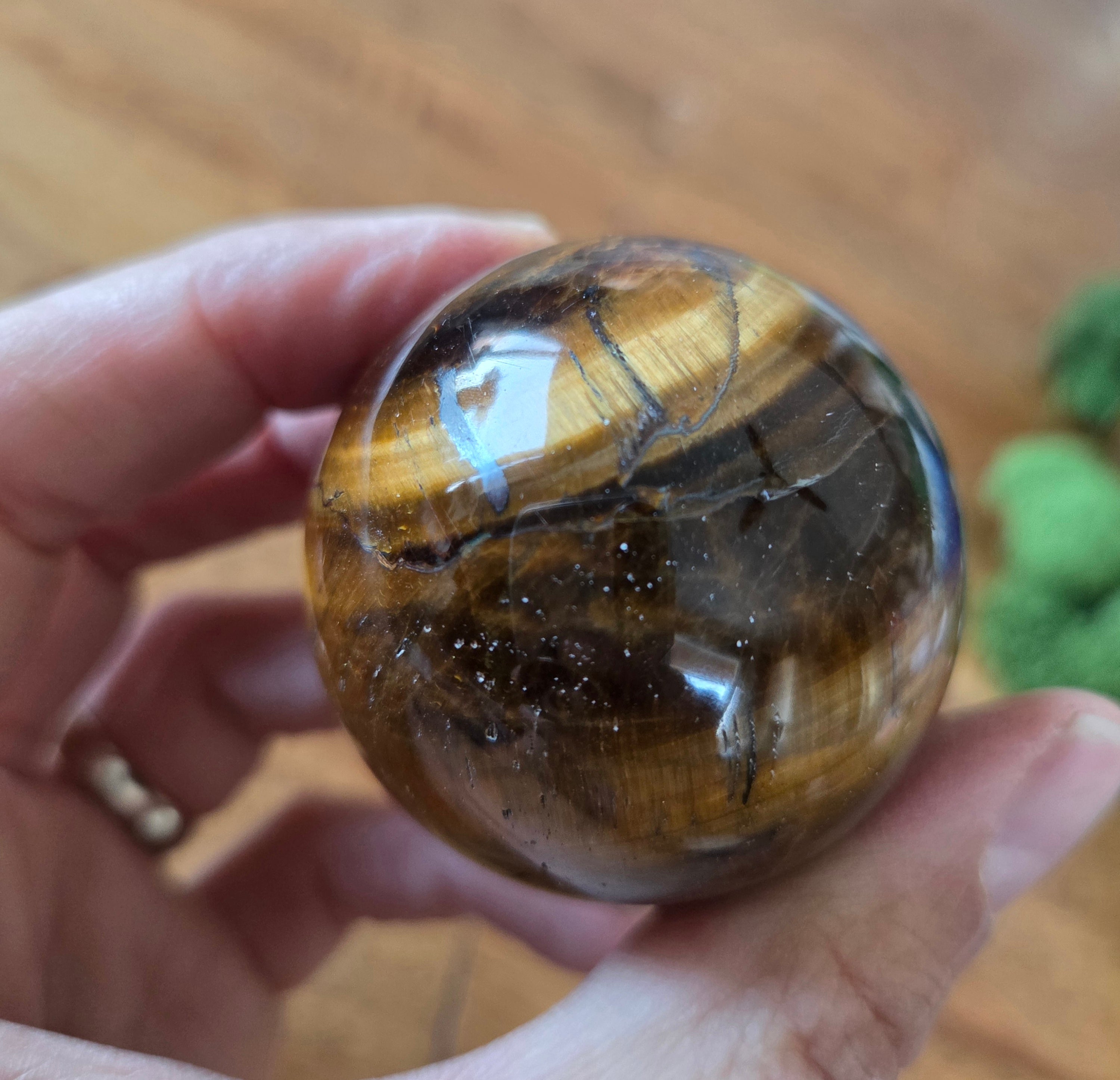 Tiger Eye Sphere