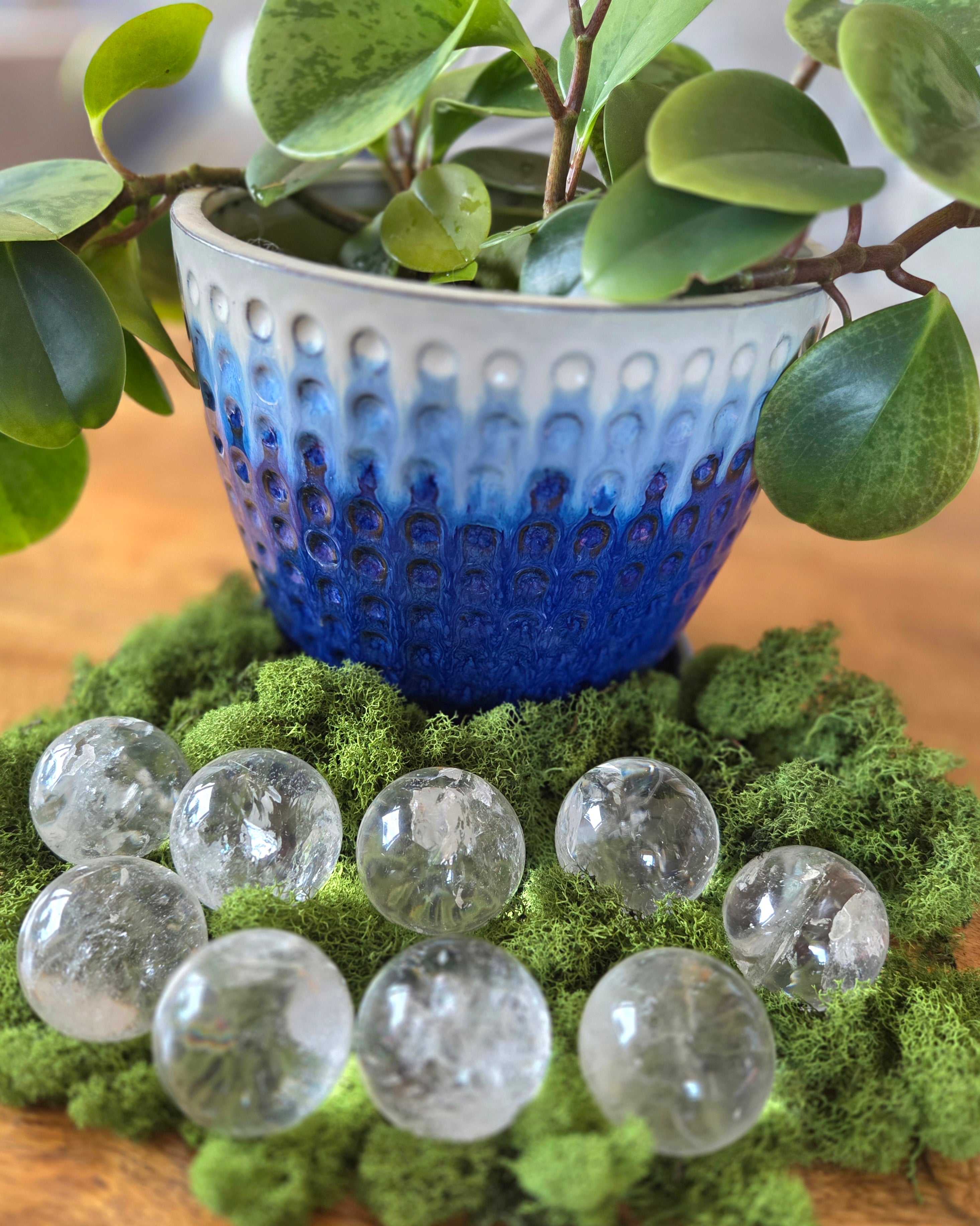 Clear Quartz Spheres - Grade A to Exquisite