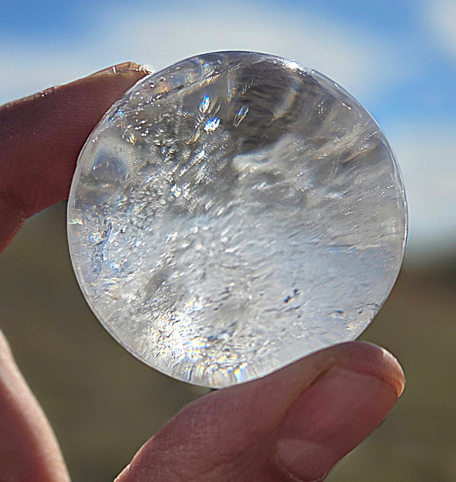 Clear Quartz Spheres - Grade A to Exquisite