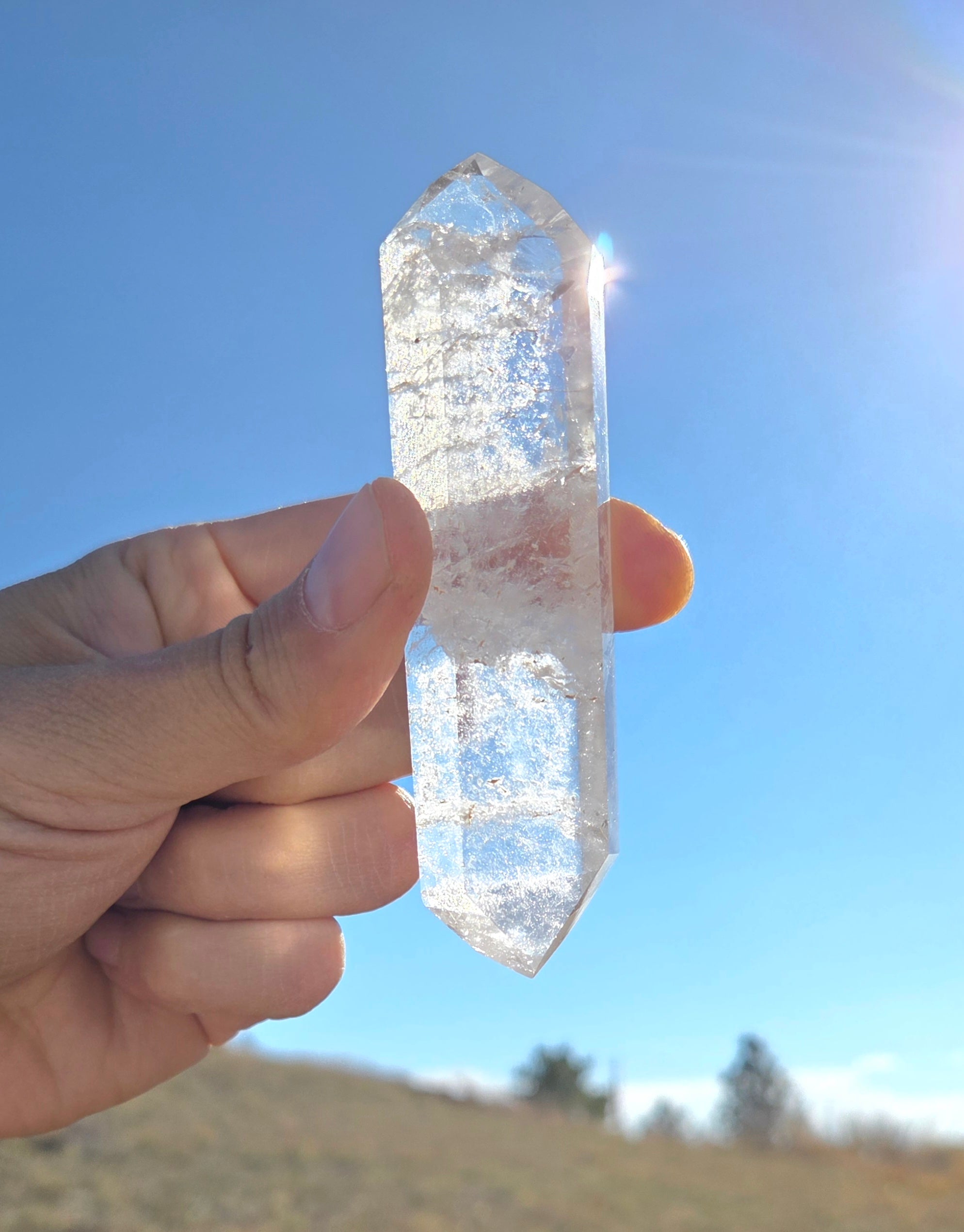 Quartz - Clear, Double Terminated - size D