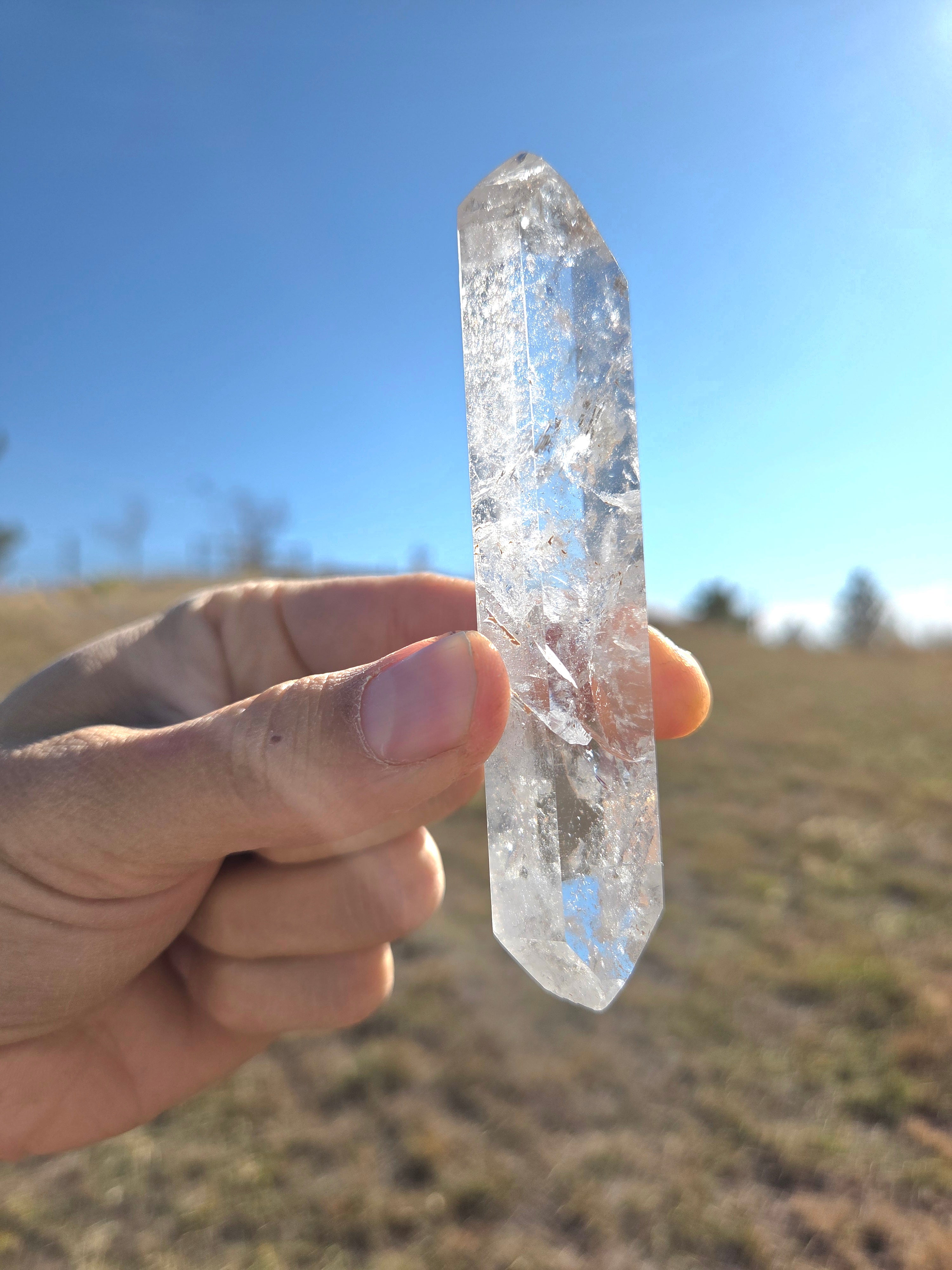 Quartz - Clear, Double Terminated - size D