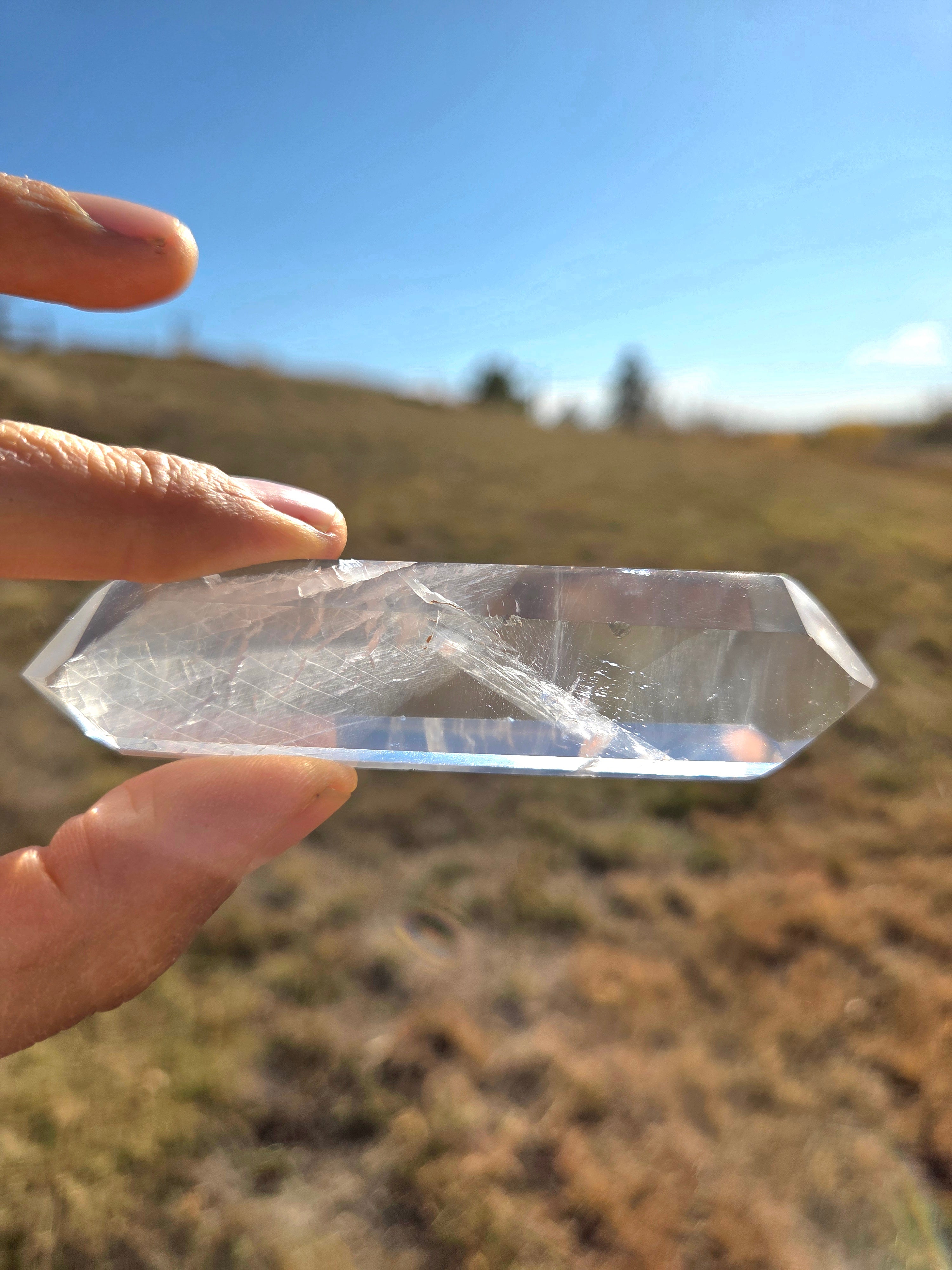 Quartz - Clear, Double Terminated - size D