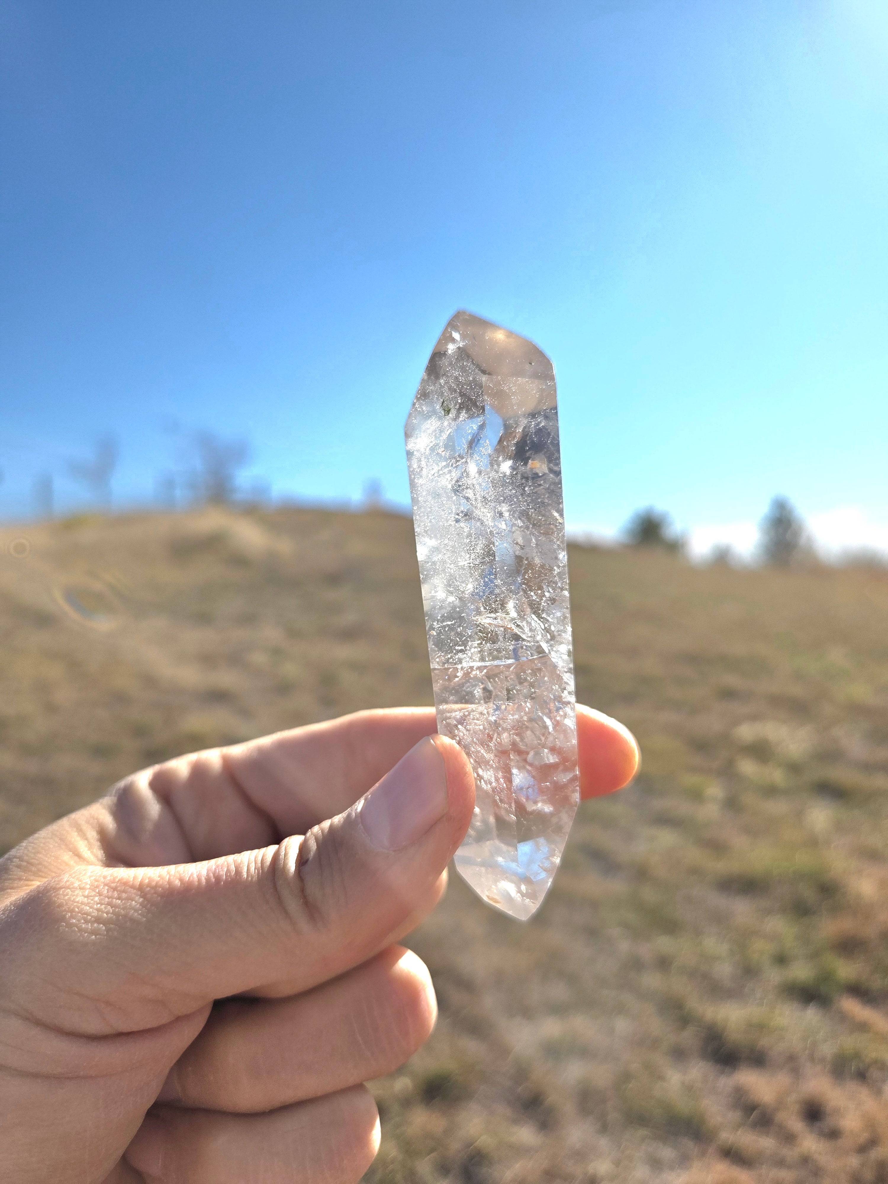 Quartz - Clear, Double Terminated - size D
