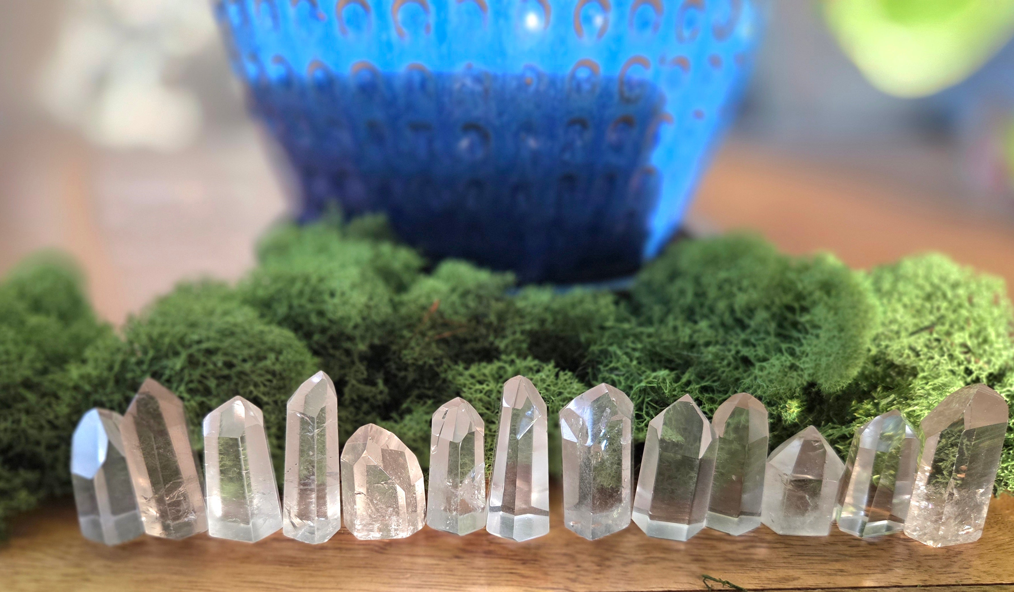 Clear Quartz Towers (Grade A to Exquisite) - Size A