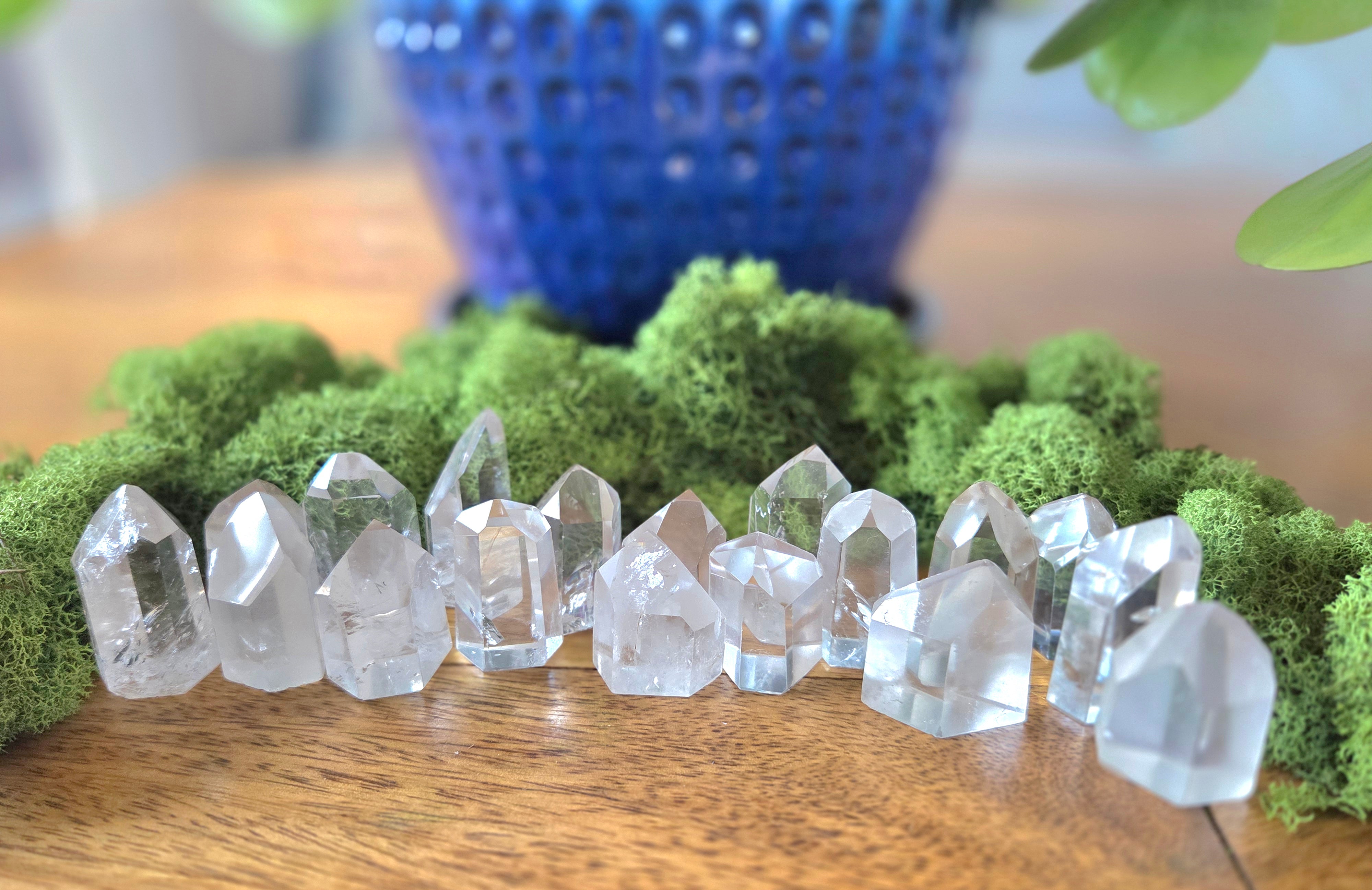 Clear Quartz Towers (Grade A to Exquisite) - Size B