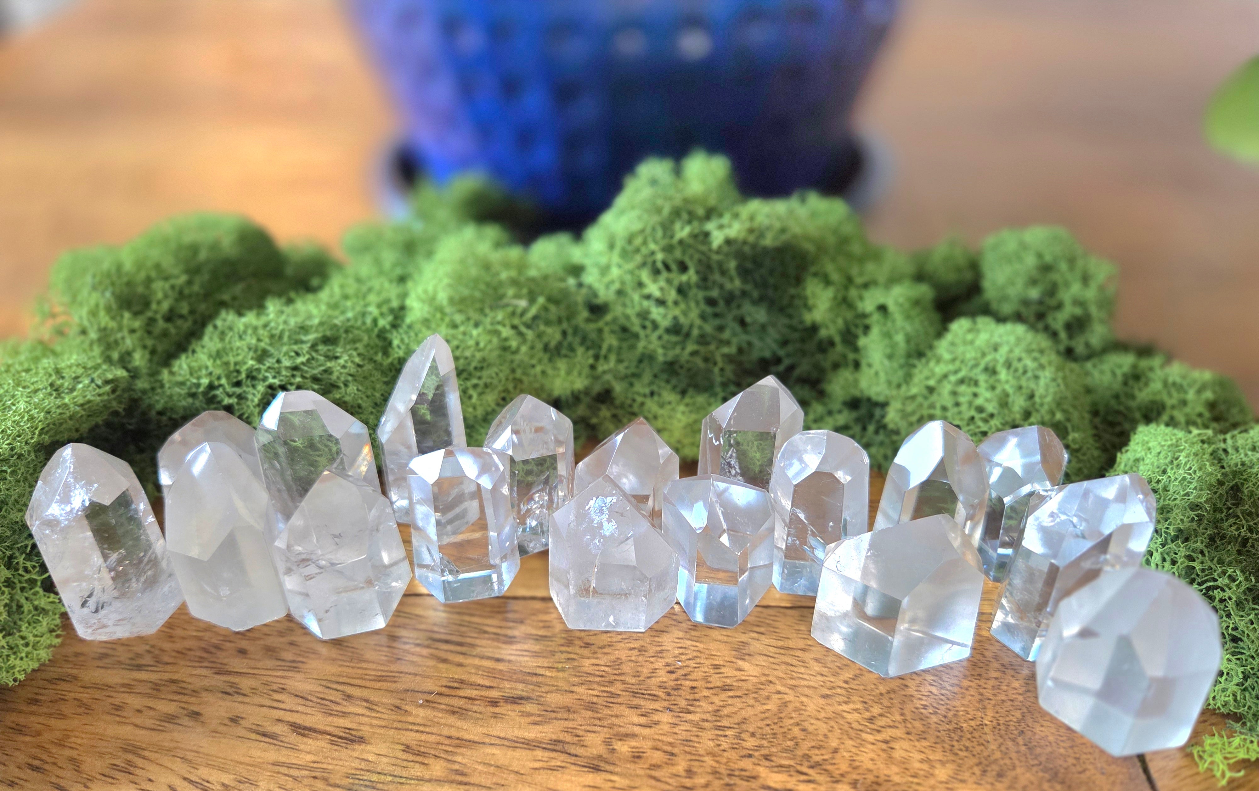 Clear Quartz Towers (Grade A to Exquisite) - Size B