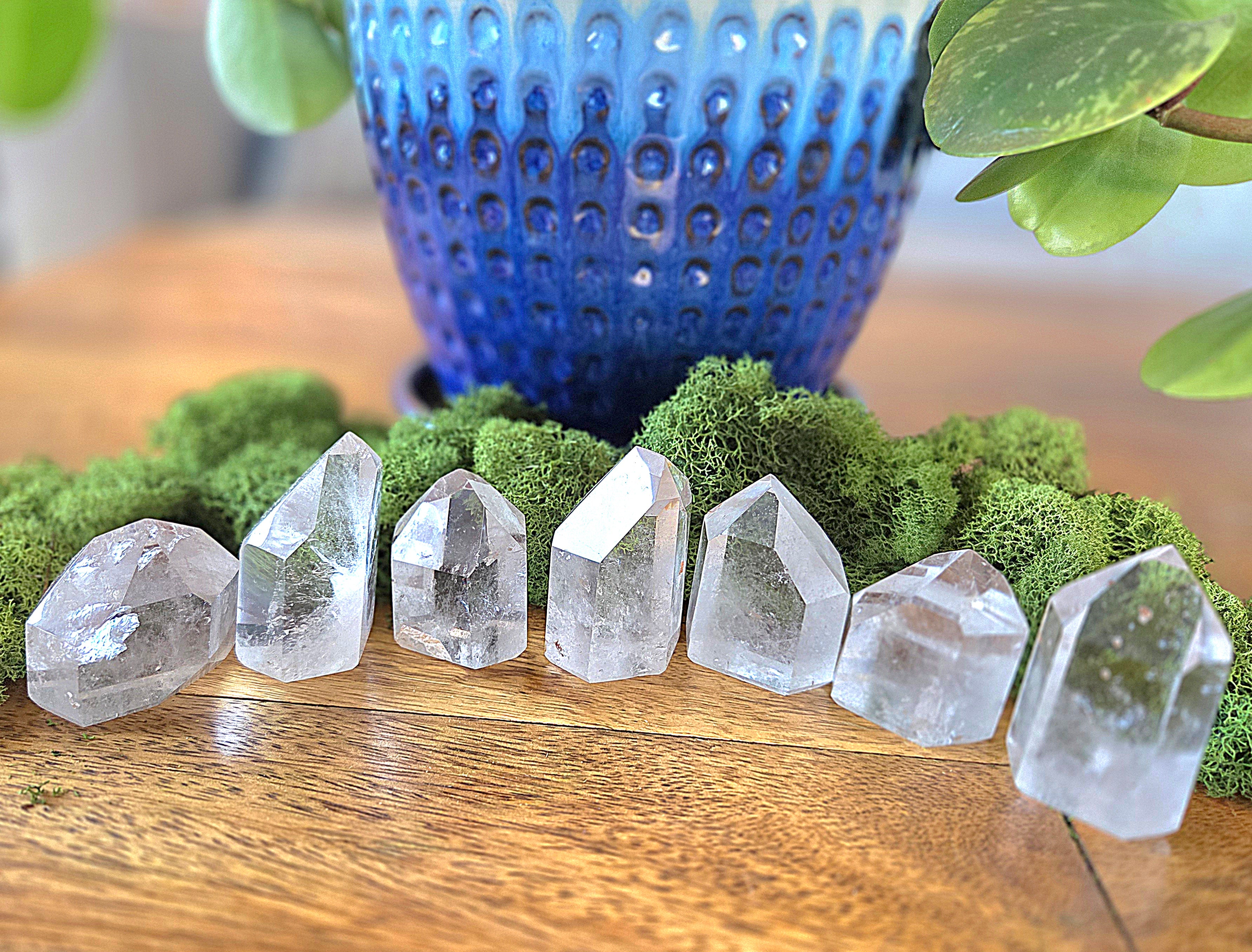 Clear Quartz Towers (Grade A to Exquisite) - Size F