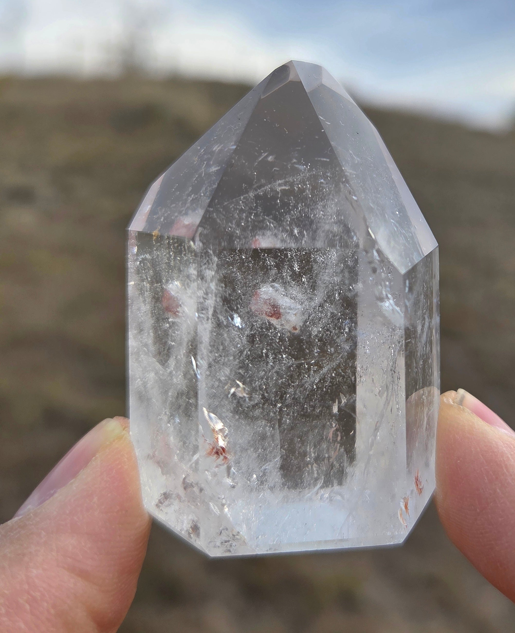 Clear Quartz Towers (Grade A to Exquisite) - Size D