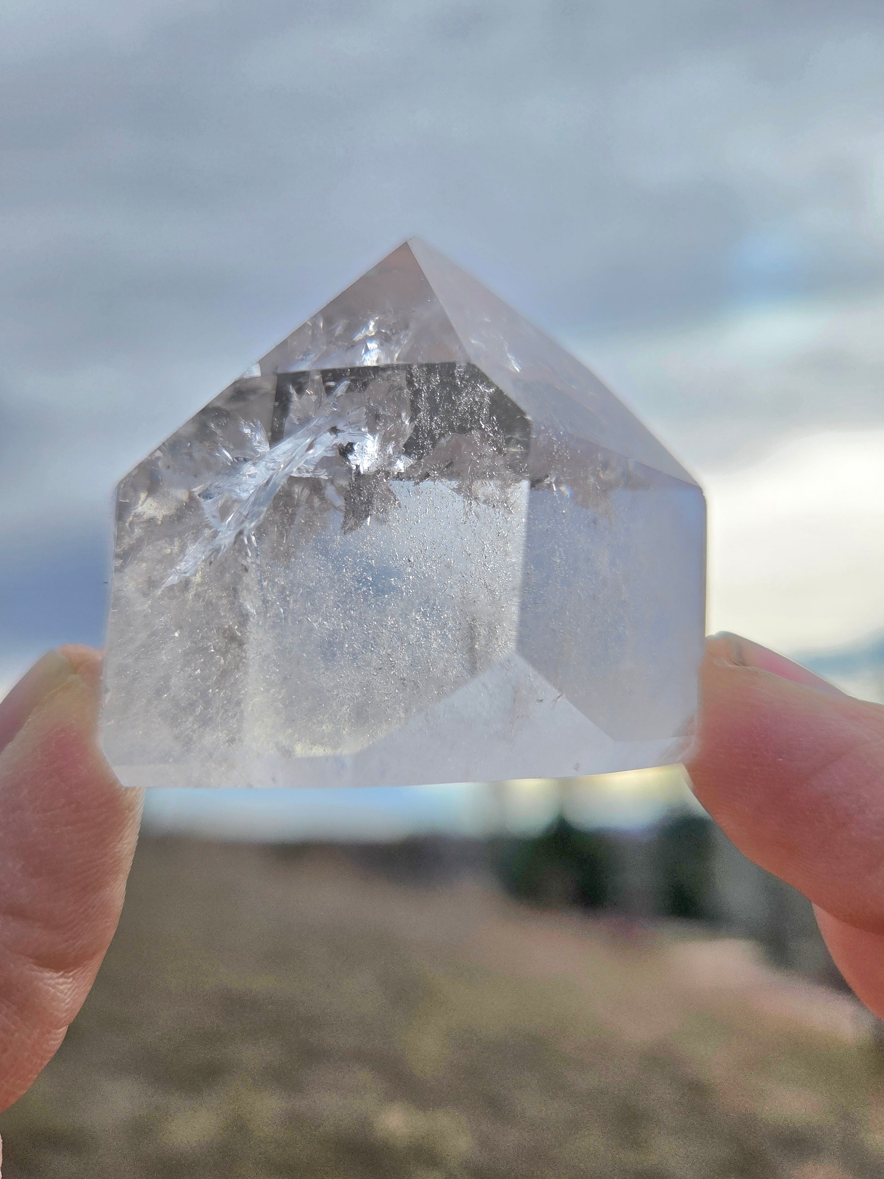 Clear Quartz Towers (Grade A to Exquisite) - Size D