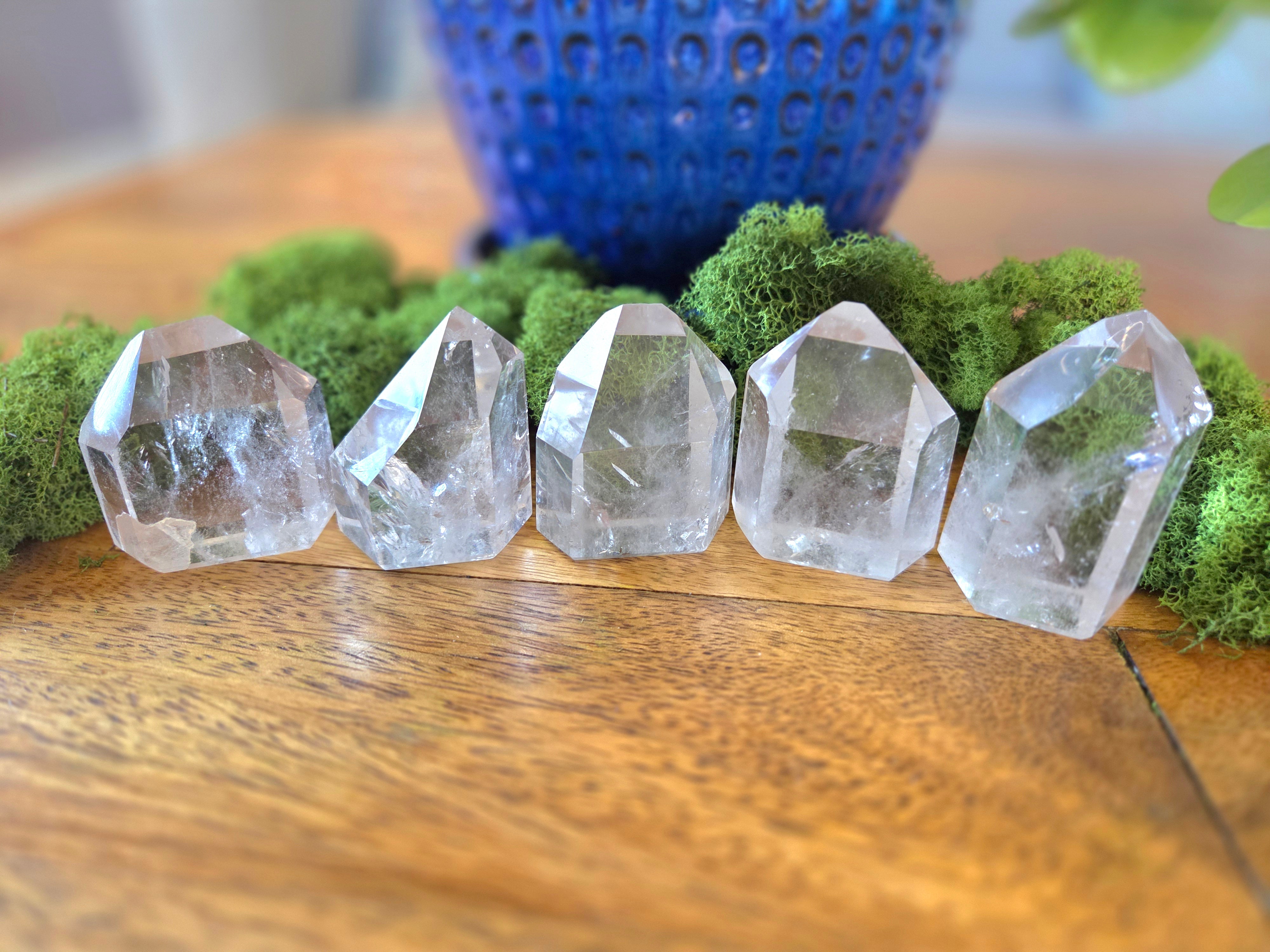Clear Quartz Towers (Grade A to Exquisite) - Size G