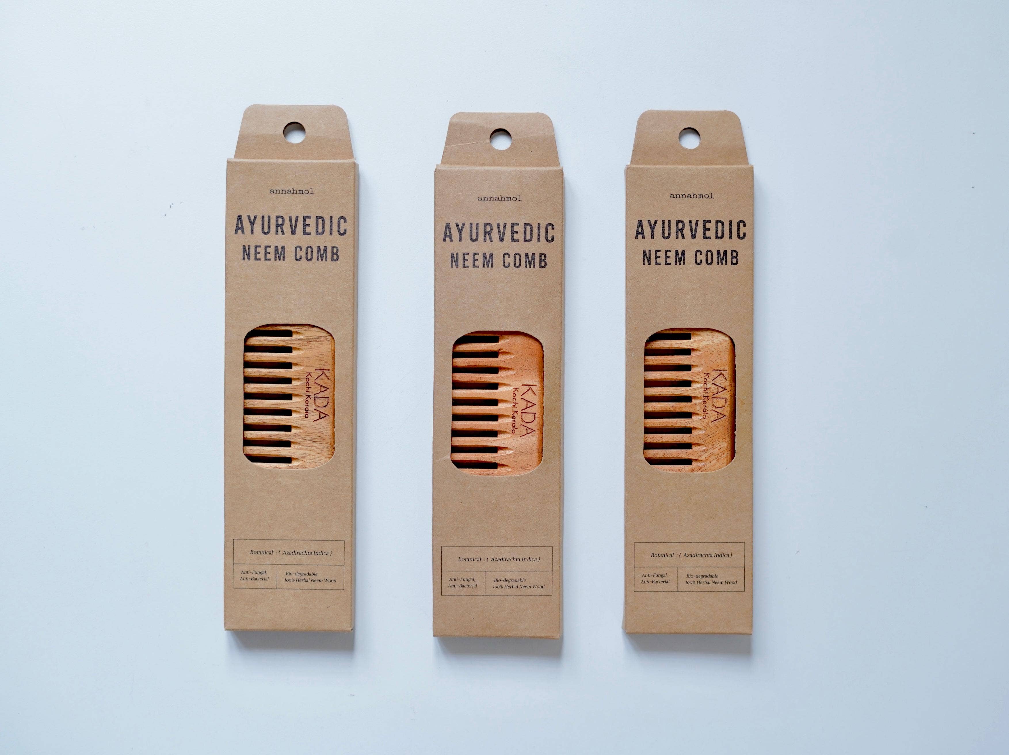 Ayurvedic Neem Wood Comb – Nourishment for Hair & Scalp