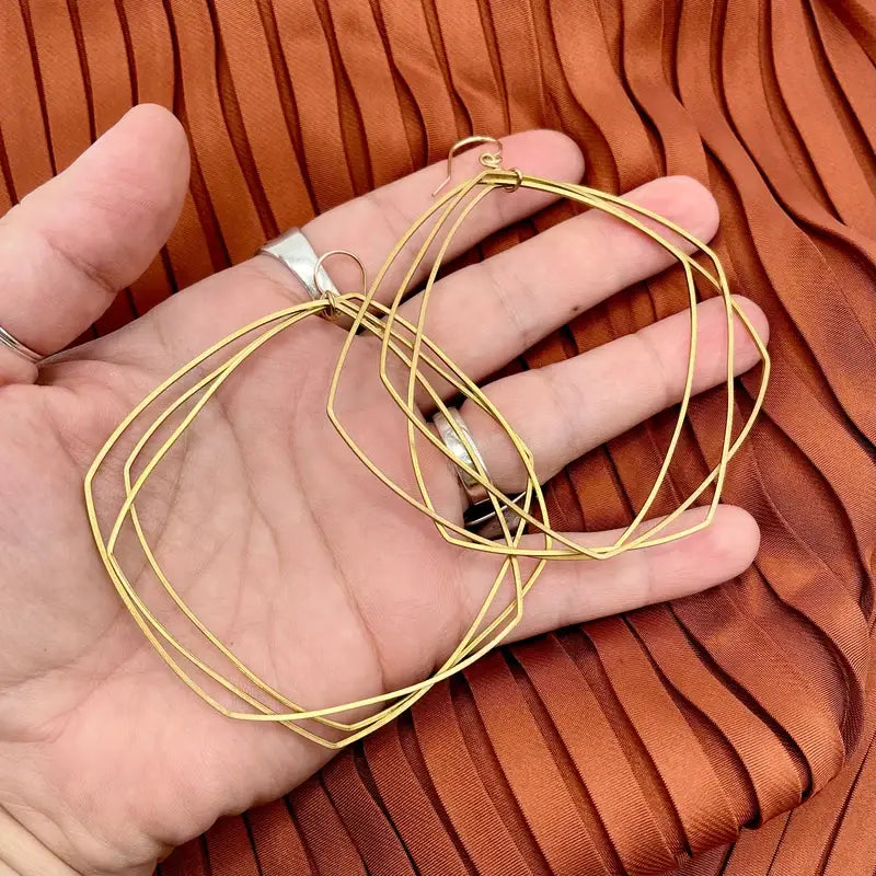 Handmade Giza Hoop Earrings