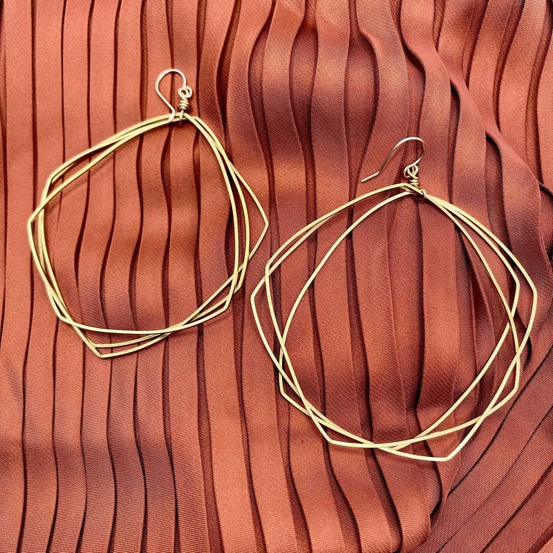 Handmade Giza Hoop Earrings