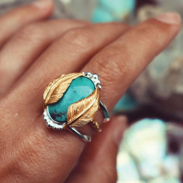 Kinship Ring - Turquoise Oval