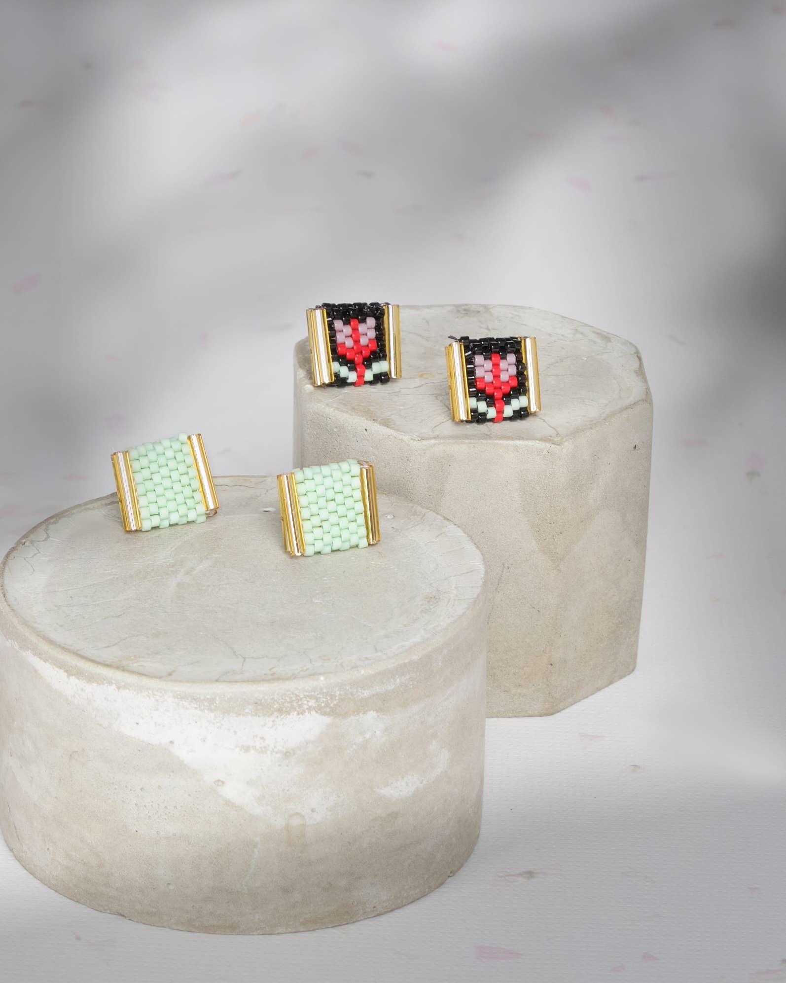 Tulip Stud Pack (Black/Mint)