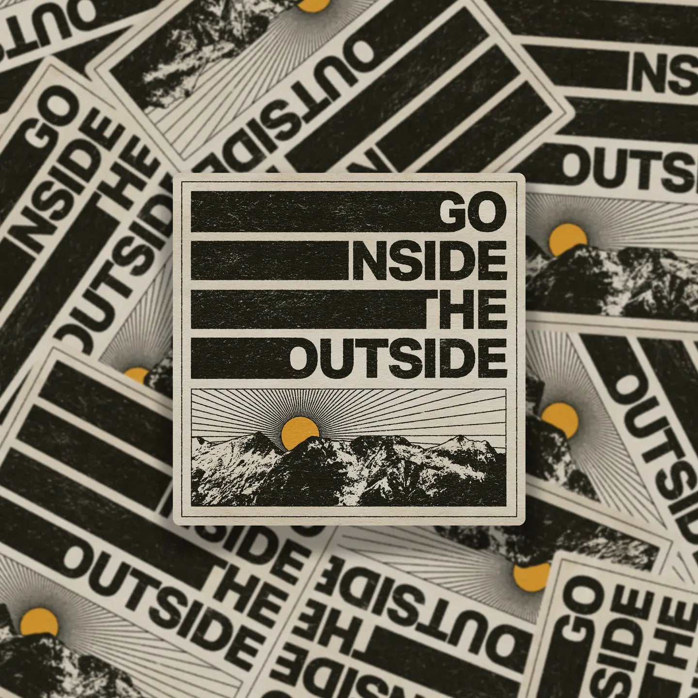Go Inside The Outside Vinyl Sticker